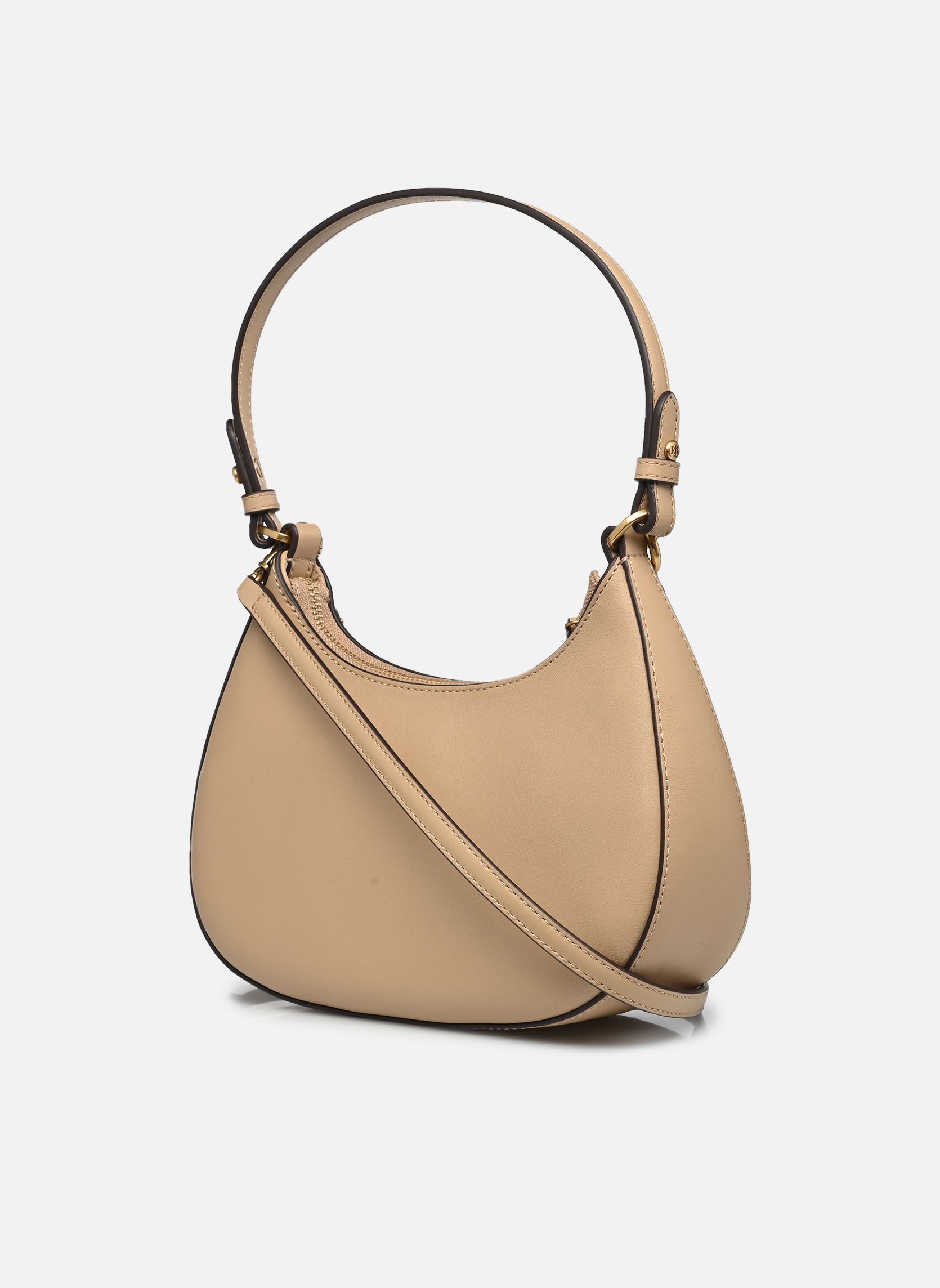 Sacs Mrcy Zp Shld-Shoulder Bag-Medium femme beige Lauren Ralph Lauren Sacs Mrcy Zp Shld-Shoulder Bag-Medium femme beige TAN