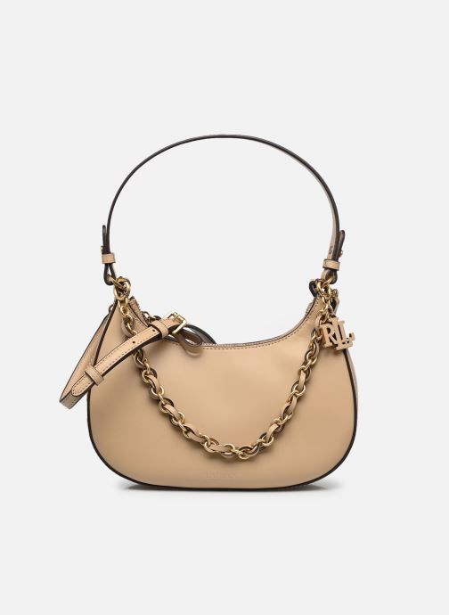 Lauren Ralph Lauren Sacs Mrcy Zp Shld-Shoulder Bag-Medium femme beige