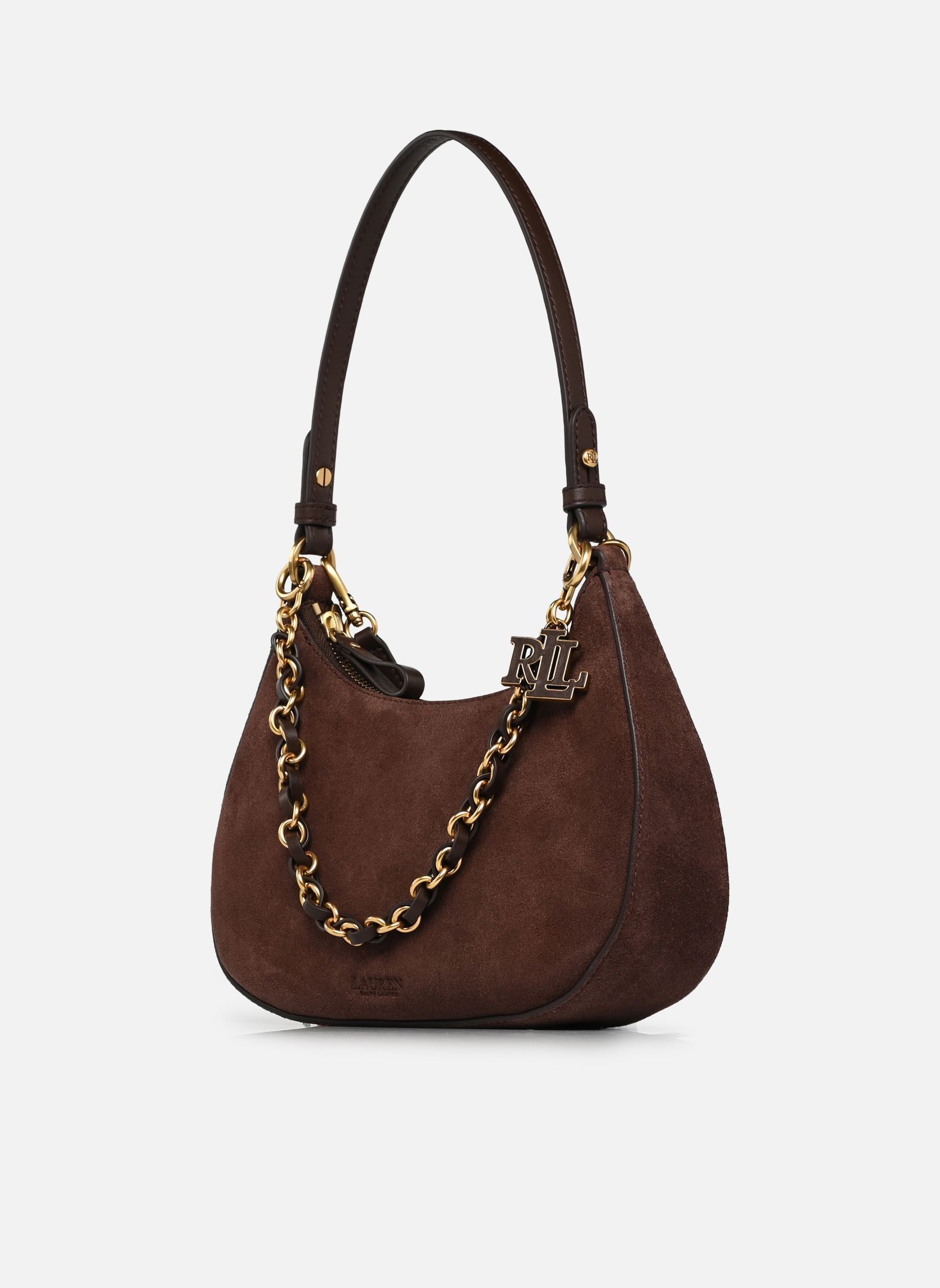 Sacs Mrcy Zp Shld-Shoulder Bag-Medium femme marron Lauren Ralph Lauren Sacs Mrcy Zp Shld-Shoulder Bag-Medium femme marron CHESTNUT BROWN/CHESTNUT BROWN