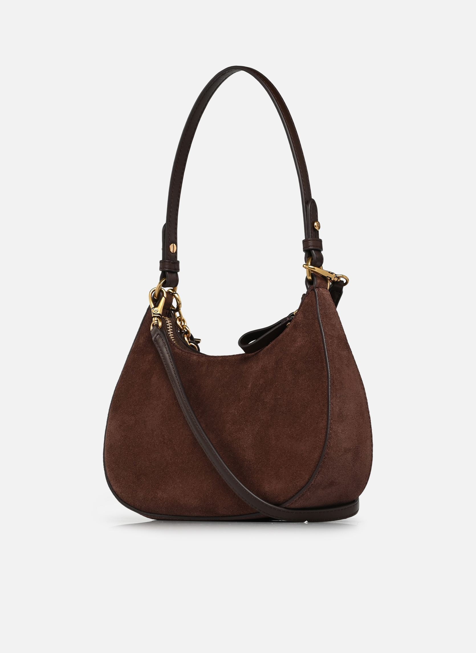 Sacs Mrcy Zp Shld-Shoulder Bag-Medium femme marron Lauren Ralph Lauren Sacs Mrcy Zp Shld-Shoulder Bag-Medium femme marron CHESTNUT BROWN/CHESTNUT BROWN