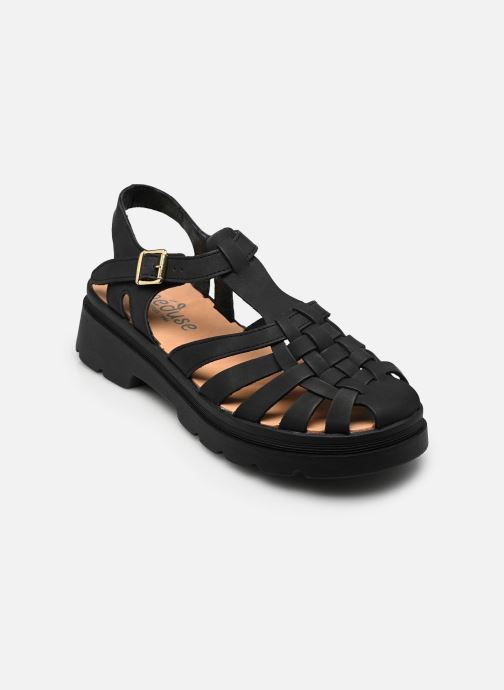 Méduse Sandales de plage Sunglass femme noir
