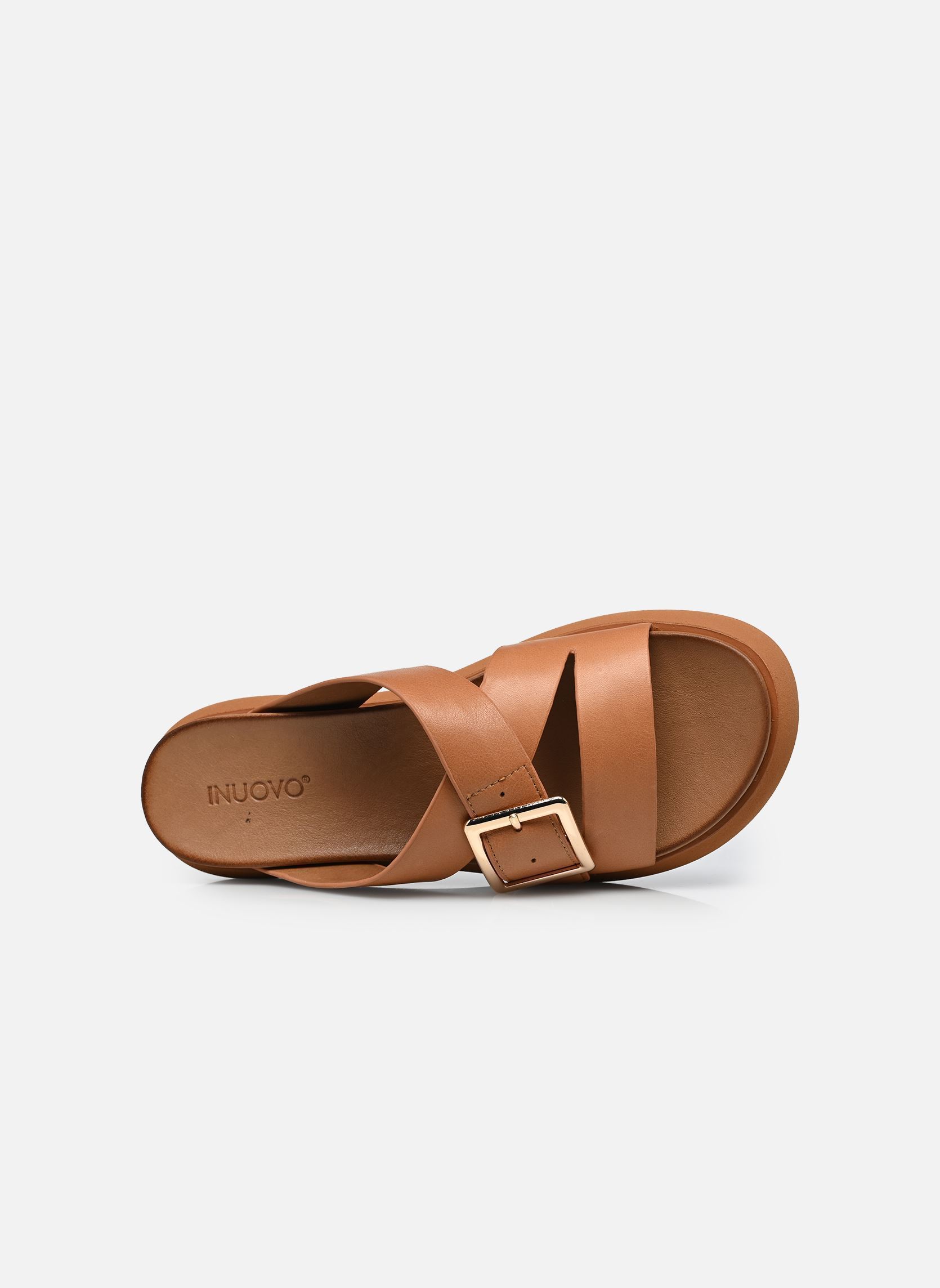 Pantoletten A96065 damen braun Inuovo Pantoletten A96065 damen braun COCONUT