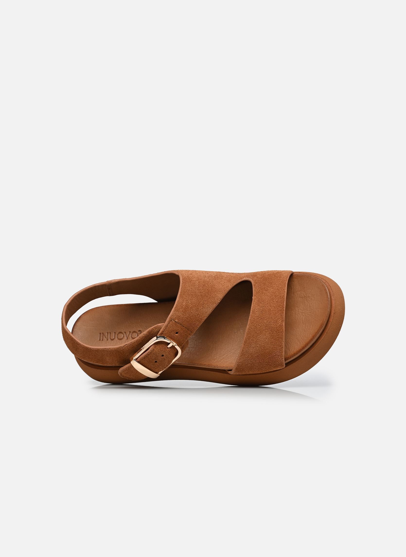 Sandales A96064 femme marron Inuovo Sandales A96064 femme marron SD COCONUT