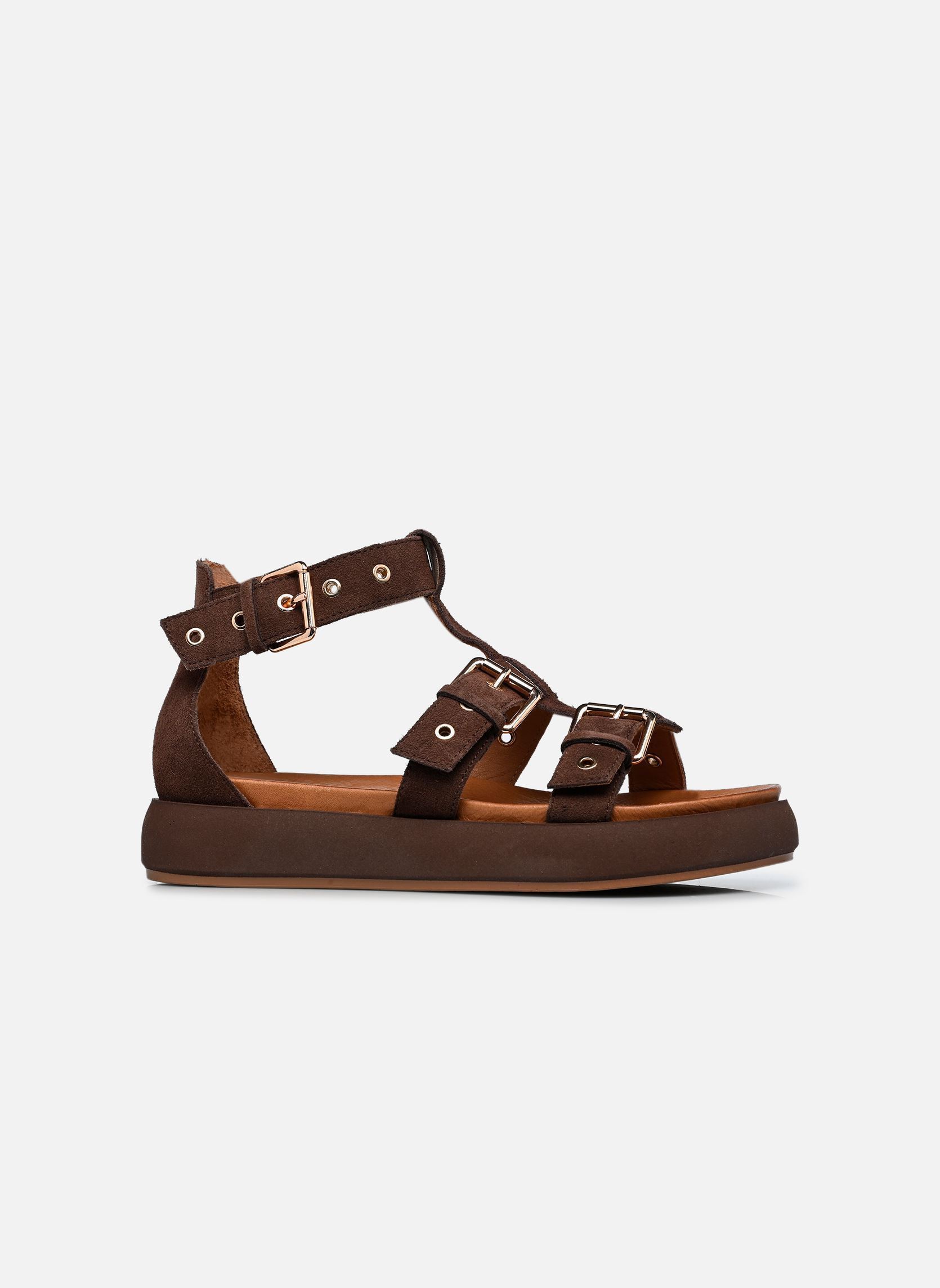 Sandalen A96073 damen braun Inuovo Sandalen A96073 damen braun SD DARK BROWN