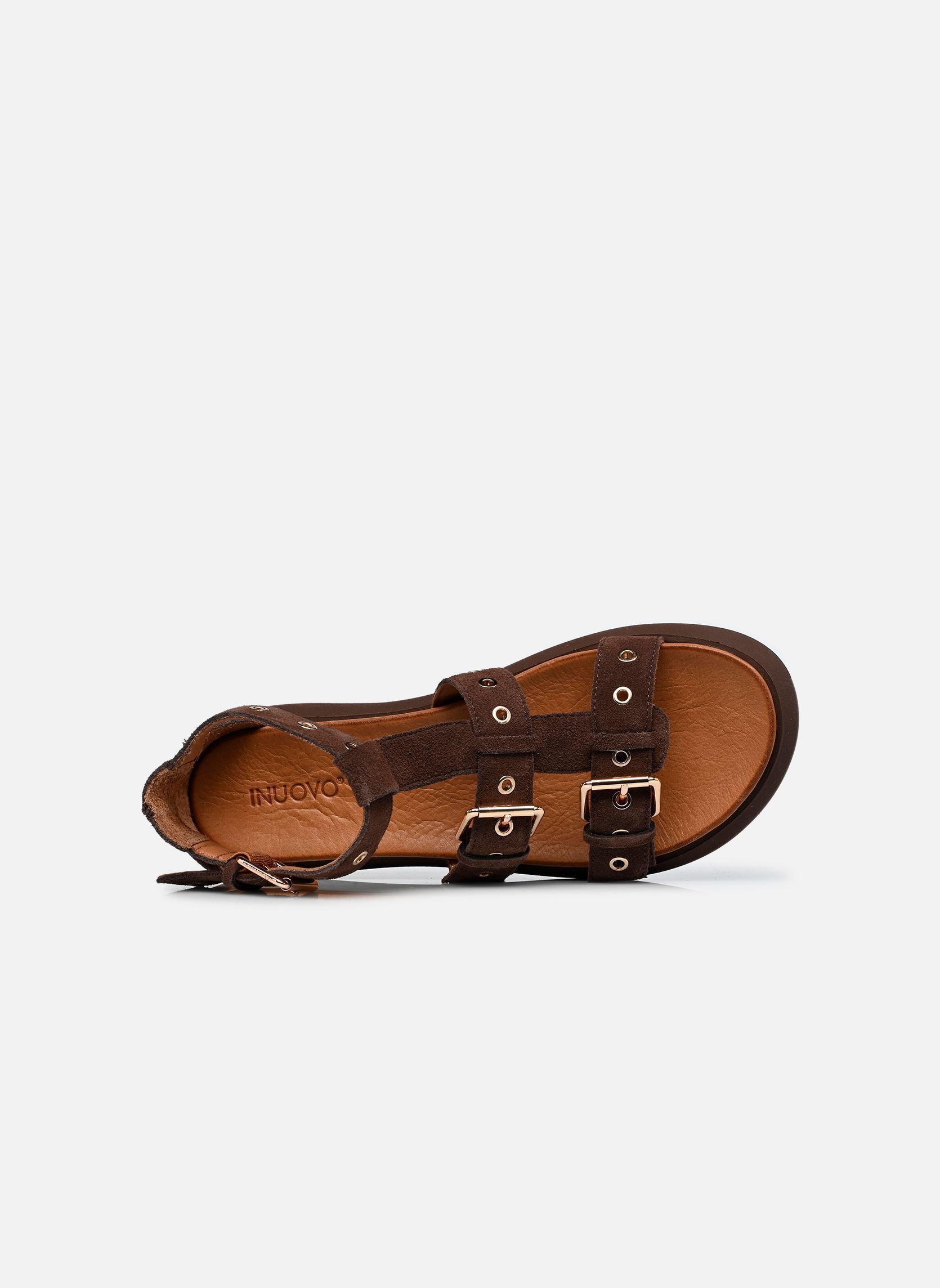 Sandalen A96073 damen braun Inuovo Sandalen A96073 damen braun SD DARK BROWN