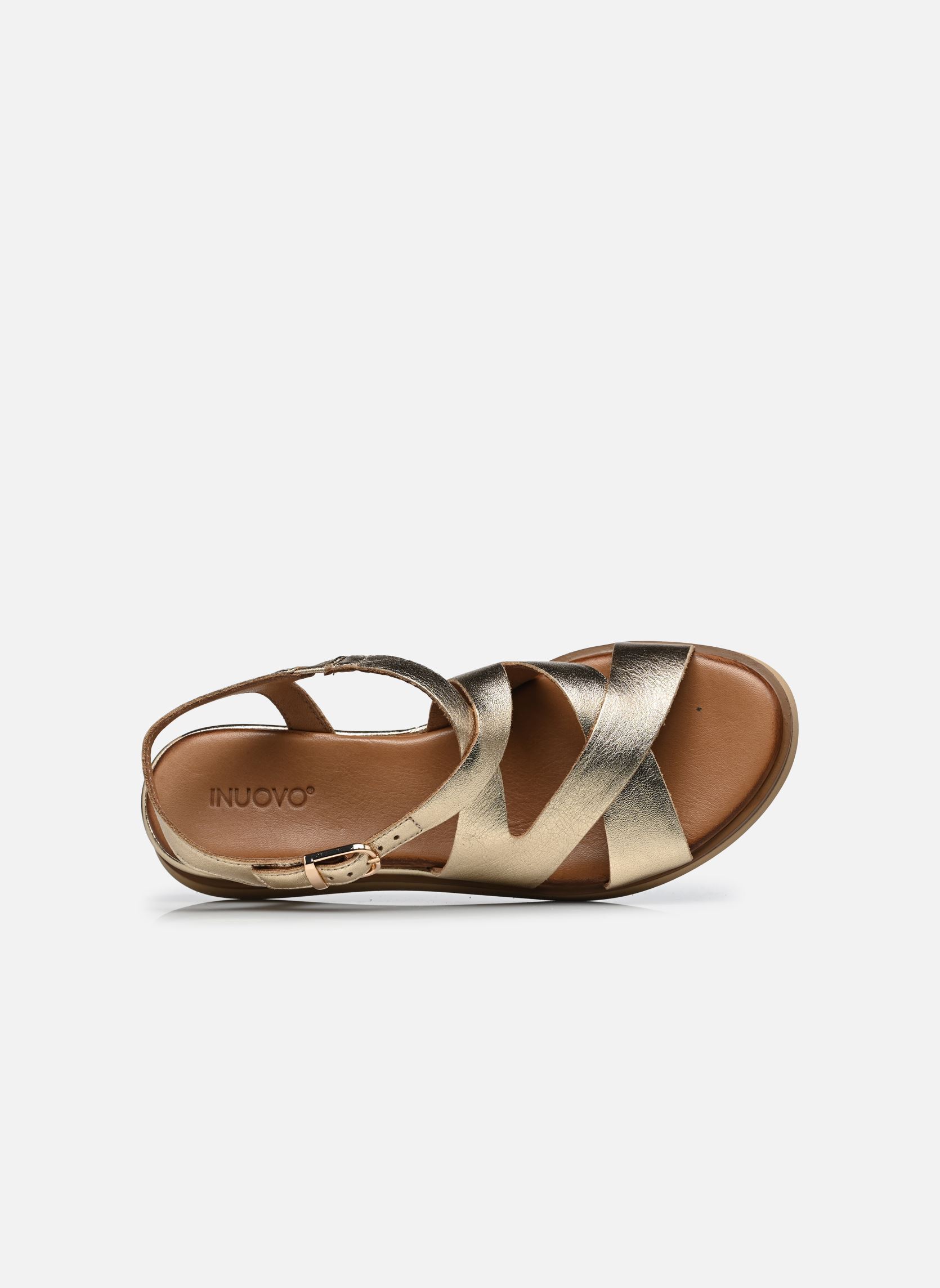 Sandales 113120 femme or et bronze Inuovo Sandales 113120 femme or et bronze Gold