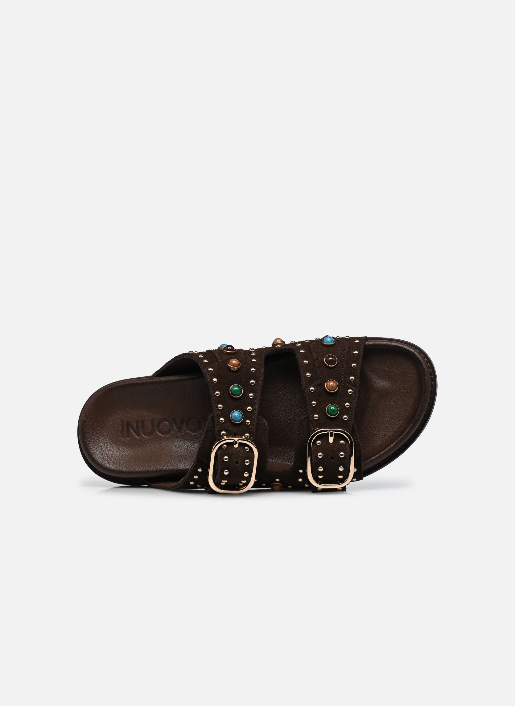 Mules D51049 femme marron Inuovo Mules D51049 femme marron SD MOGANO
