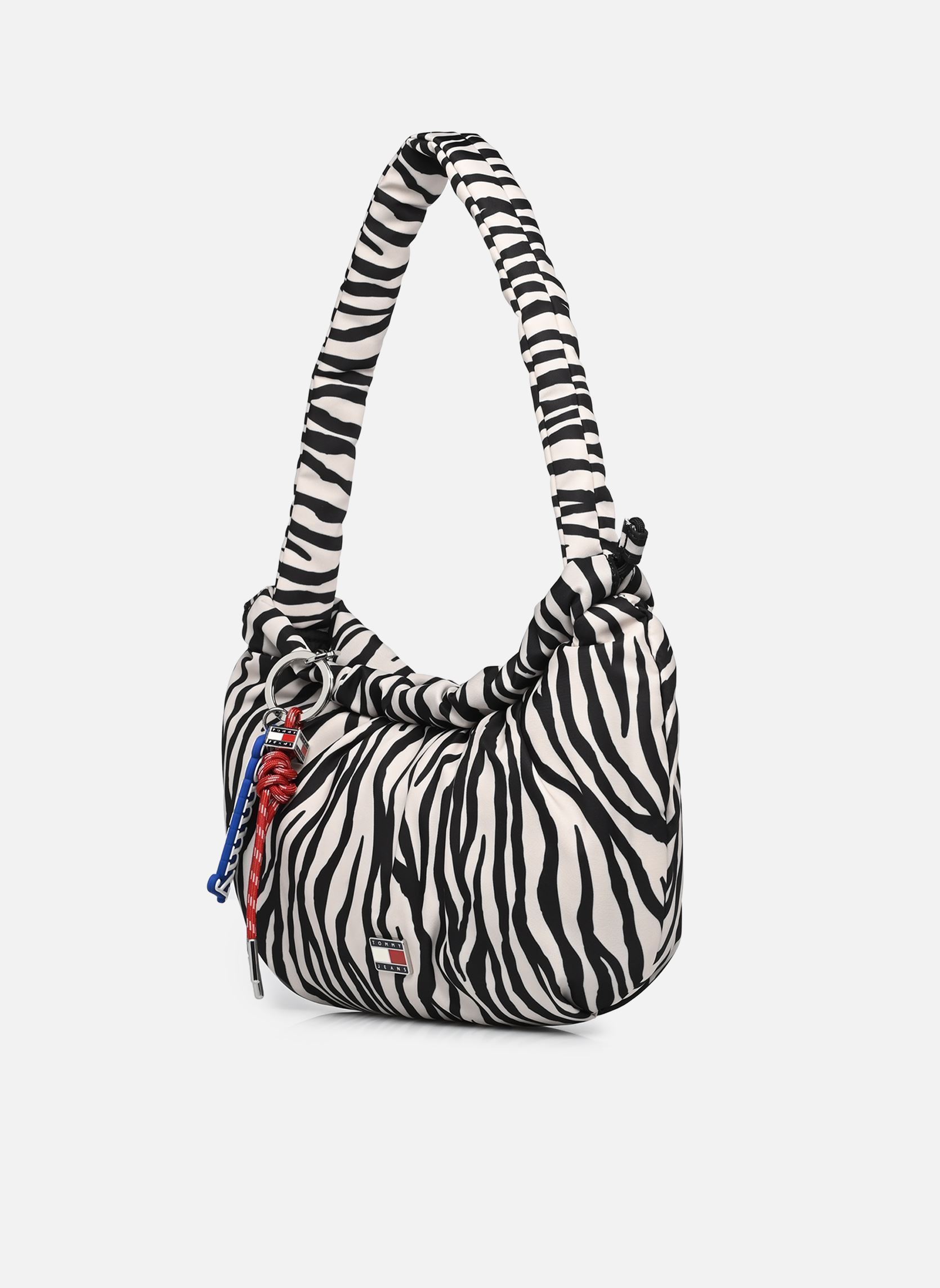 Taschen TJW Icon Charms Zebra Shlder Bag damen weiß Tommy Hilfiger Taschen TJW Icon Charms Zebra Shlder Bag damen weiß NEWSPRINT ZEBRA PRINT