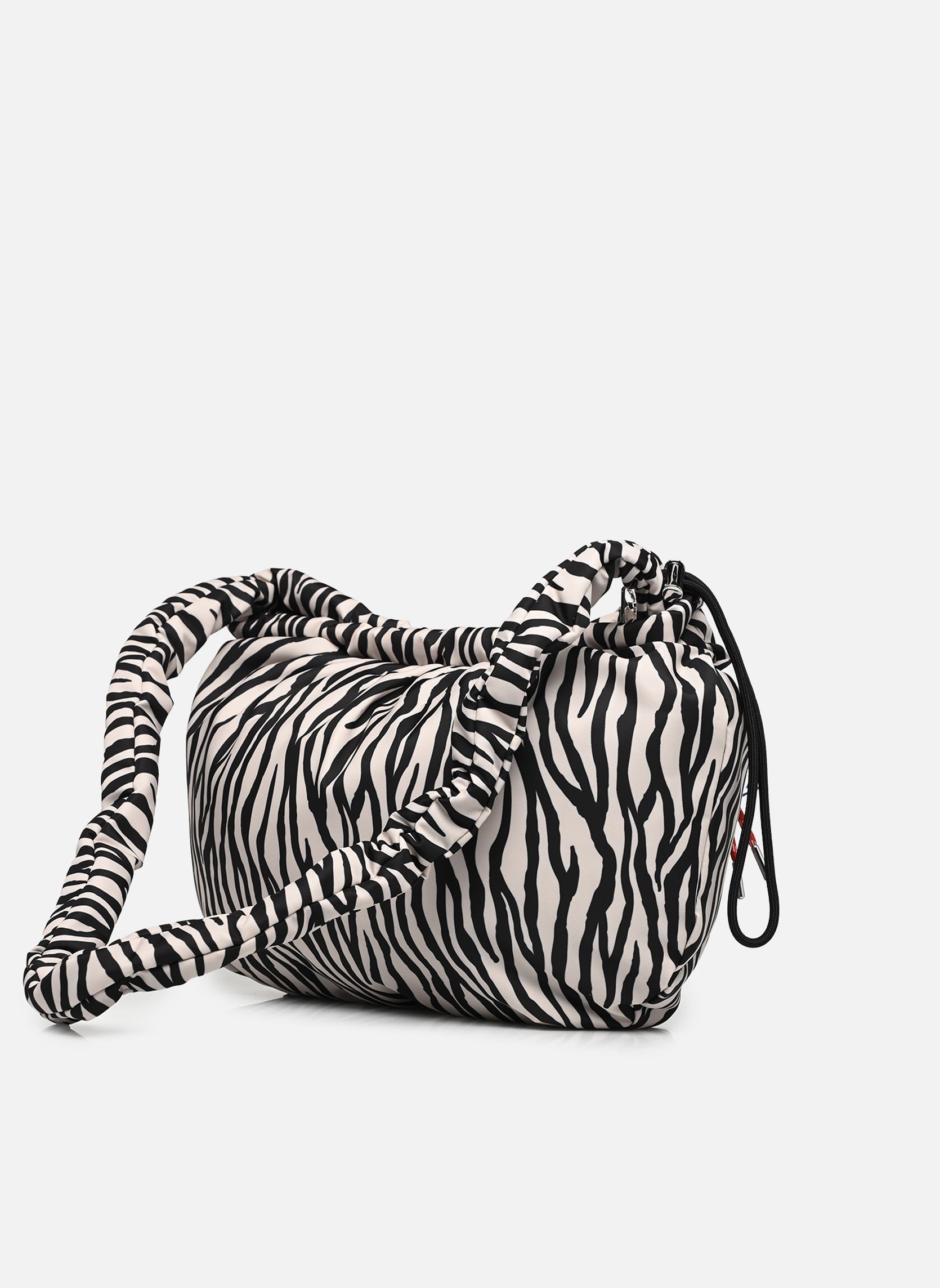 Tassen TJW Icon Charms Zebra Hobo dames wit Tommy Hilfiger Tassen TJW Icon Charms Zebra Hobo dames wit NEWSPRINT ZEBRA PRINT