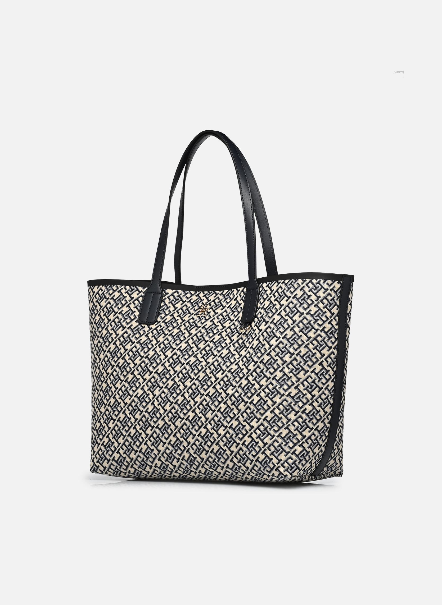 Grote winkelzak TH Icon Tote Jacquard dames blauw Tommy Hilfiger Grote winkelzak TH Icon Tote Jacquard dames blauw BLUE MONO