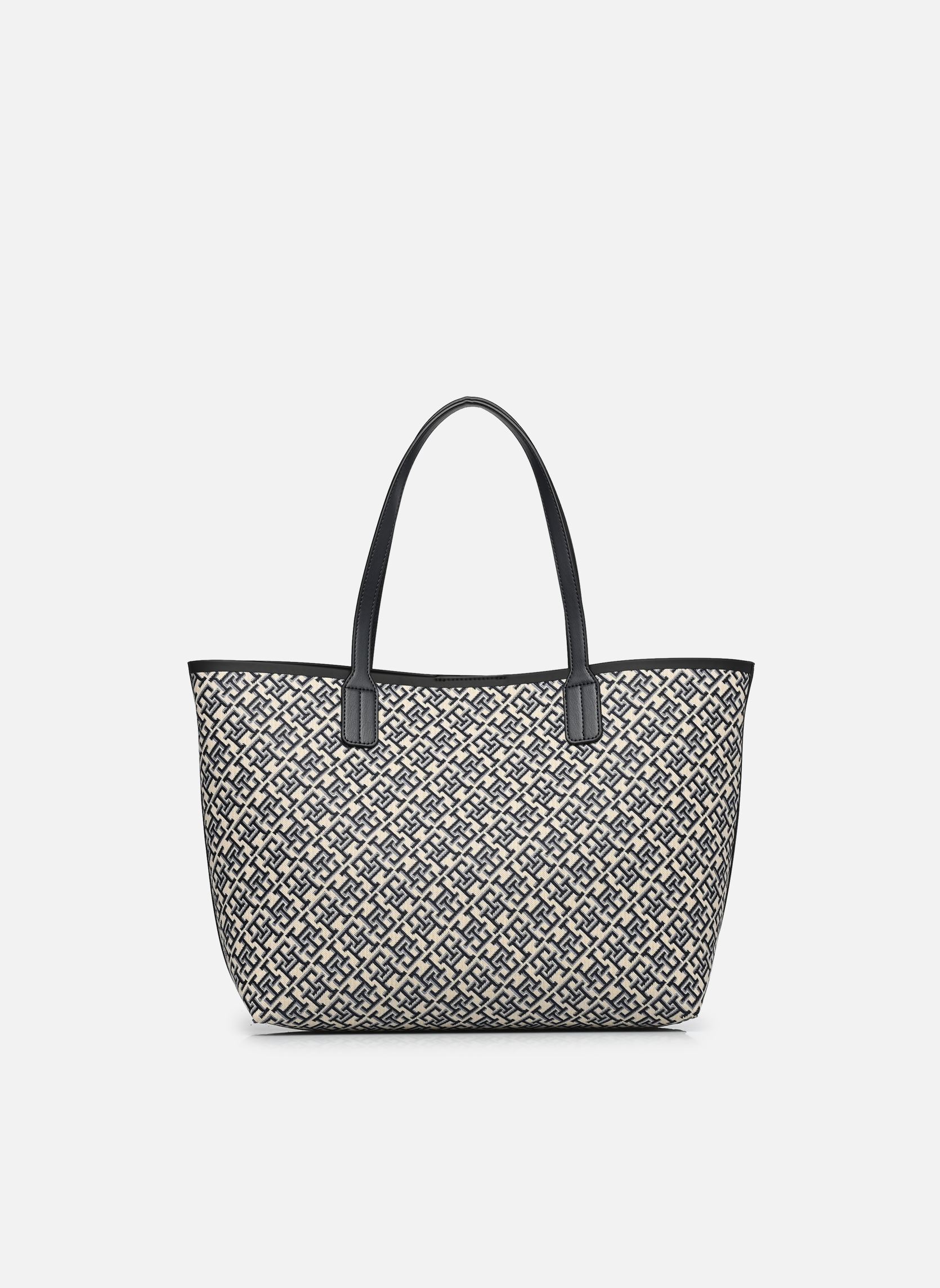 Grote winkelzak TH Icon Tote Jacquard dames blauw Tommy Hilfiger Grote winkelzak TH Icon Tote Jacquard dames blauw BLUE MONO