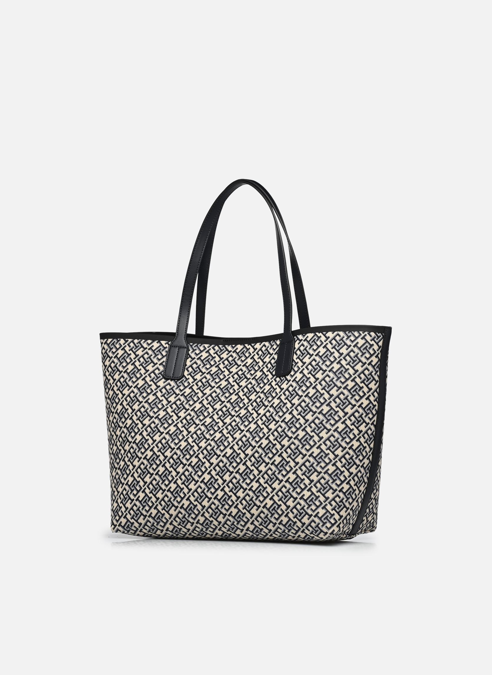 Grote winkelzak TH Icon Tote Jacquard dames blauw Tommy Hilfiger Grote winkelzak TH Icon Tote Jacquard dames blauw BLUE MONO