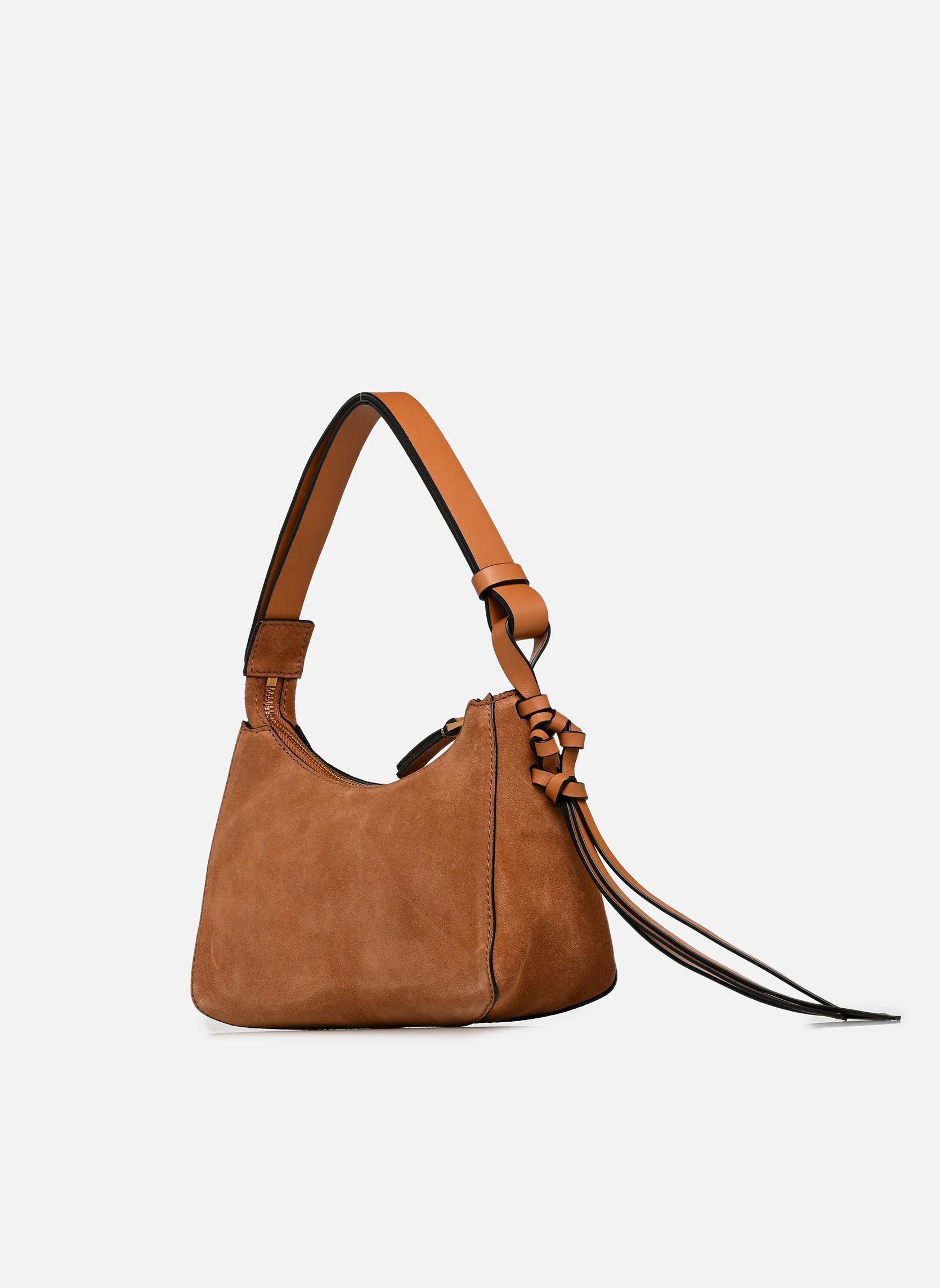 Sacs TH Statement Mini Should Bag Sue femme marron Tommy Hilfiger Sacs TH Statement Mini Should Bag Sue femme marron COGNAC
