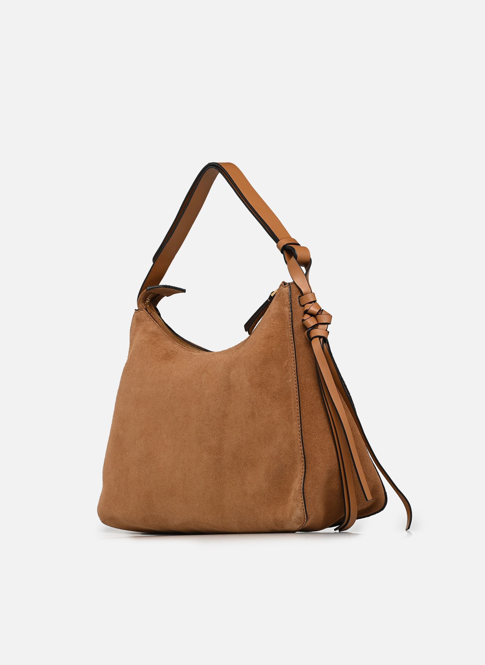 Taschen TH Statement Shoulder Bag Suede damen braun Tommy Hilfiger Taschen TH Statement Shoulder Bag Suede damen braun COGNAC