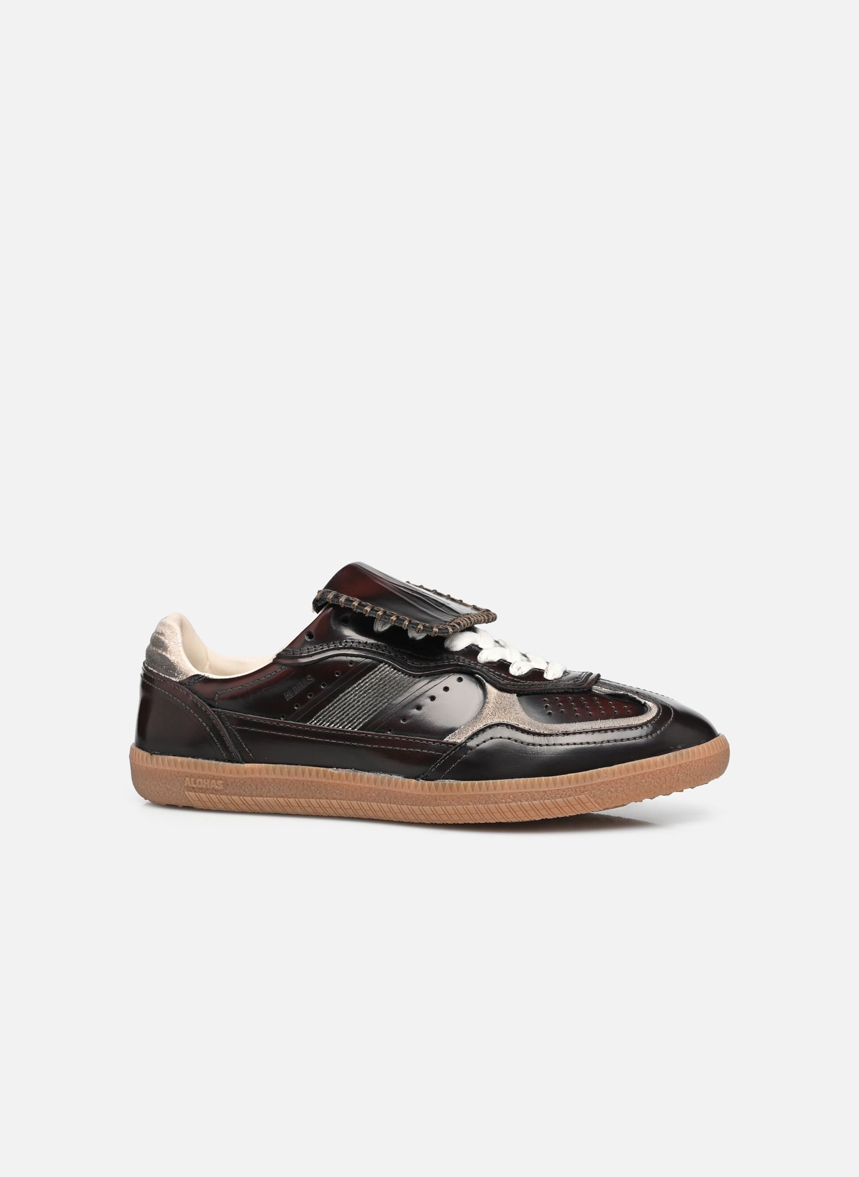 Niedrige Sneaker Tb.490 Club Vintage damen braun Alohas Niedrige Sneaker Tb.490 Club Vintage damen braun BRUSHED DARK CHOCOLATE LEATHER