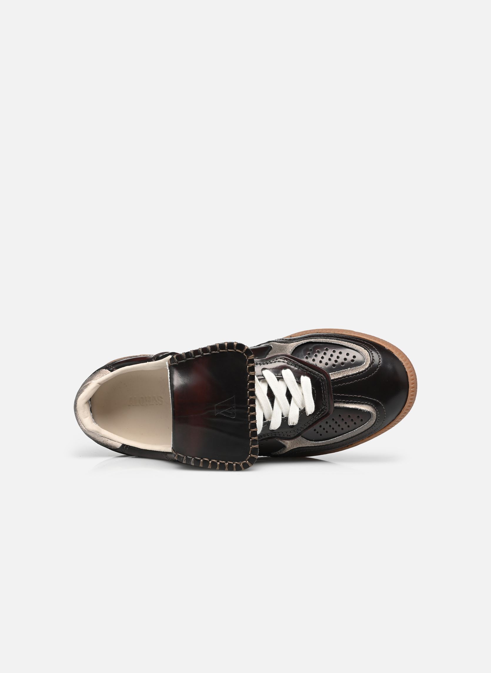 Niedrige Sneaker Tb.490 Club Vintage damen braun Alohas Niedrige Sneaker Tb.490 Club Vintage damen braun BRUSHED DARK CHOCOLATE LEATHER