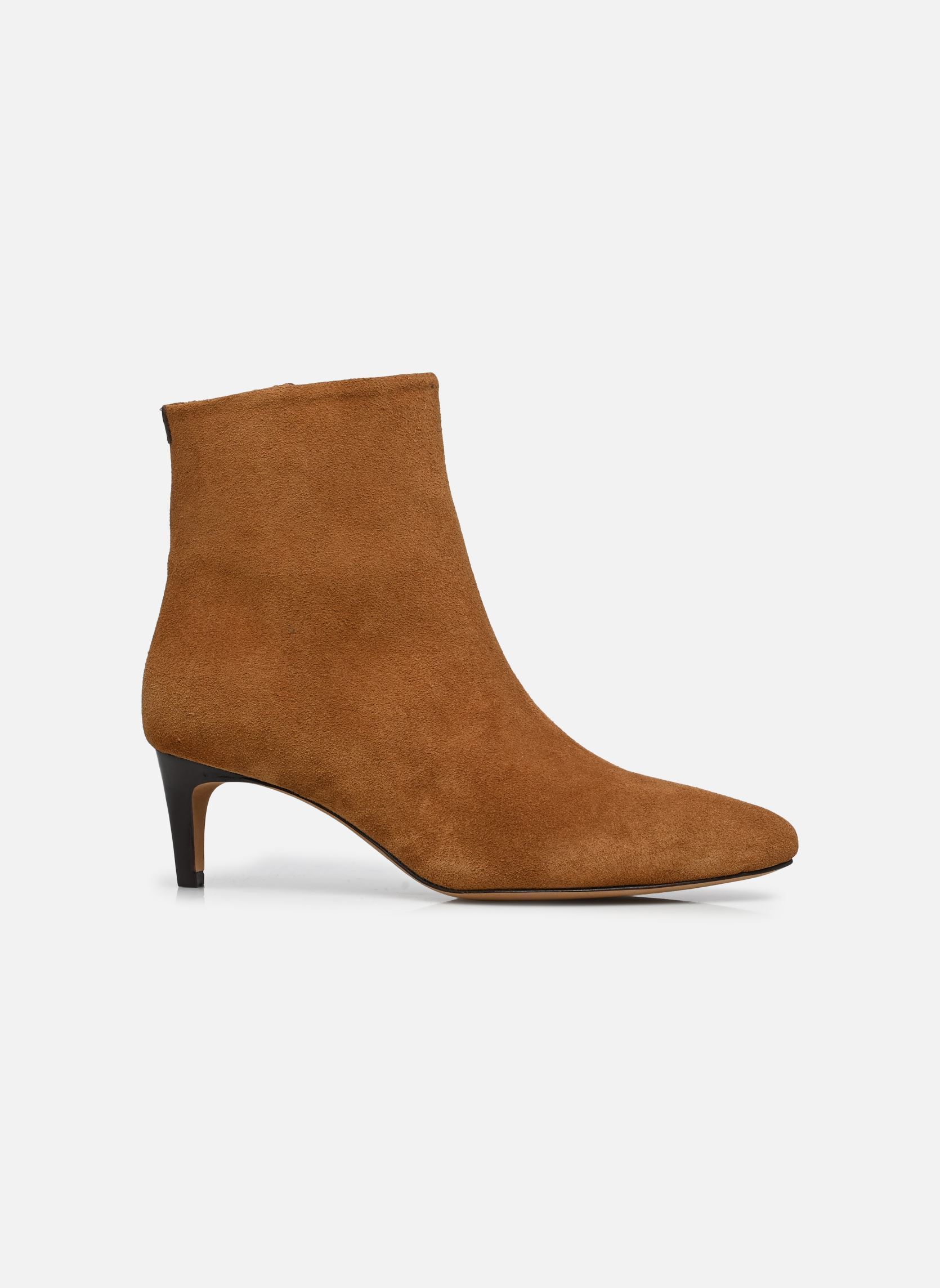 Niedrige Ankle Boots Mara-Daim damen braun Anthology Paris Niedrige Ankle Boots Mara-Daim damen braun 409 TABAC