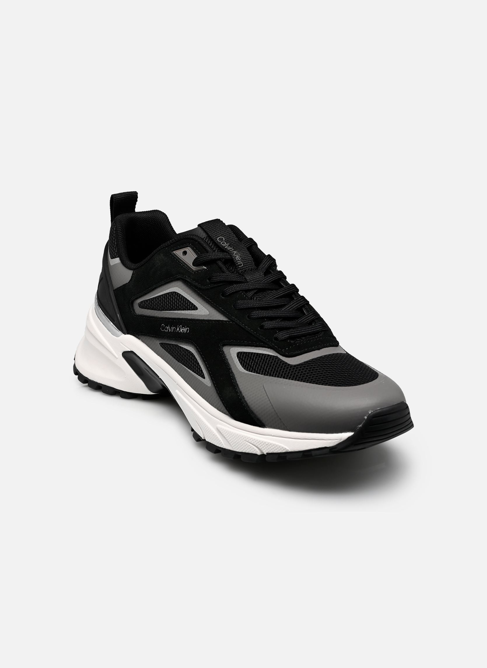 Lage sneakers HIKE RUNNER CK STRIP heren zwart Calvin Klein Lage sneakers HIKE RUNNER CK STRIP heren zwart Black/Granite Road