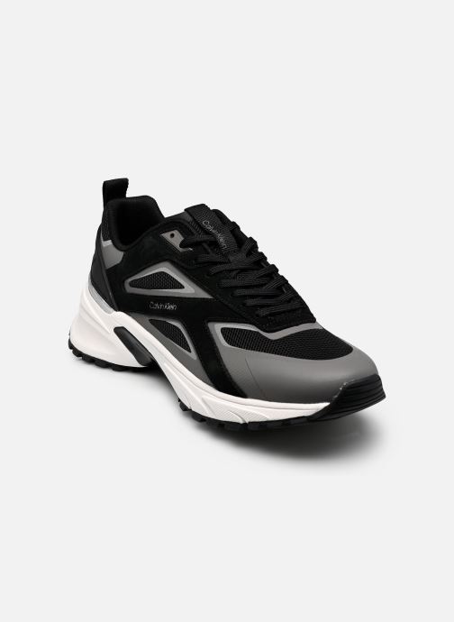 Calvin Klein Baskets basses HIKE RUNNER CK STRIP homme noir