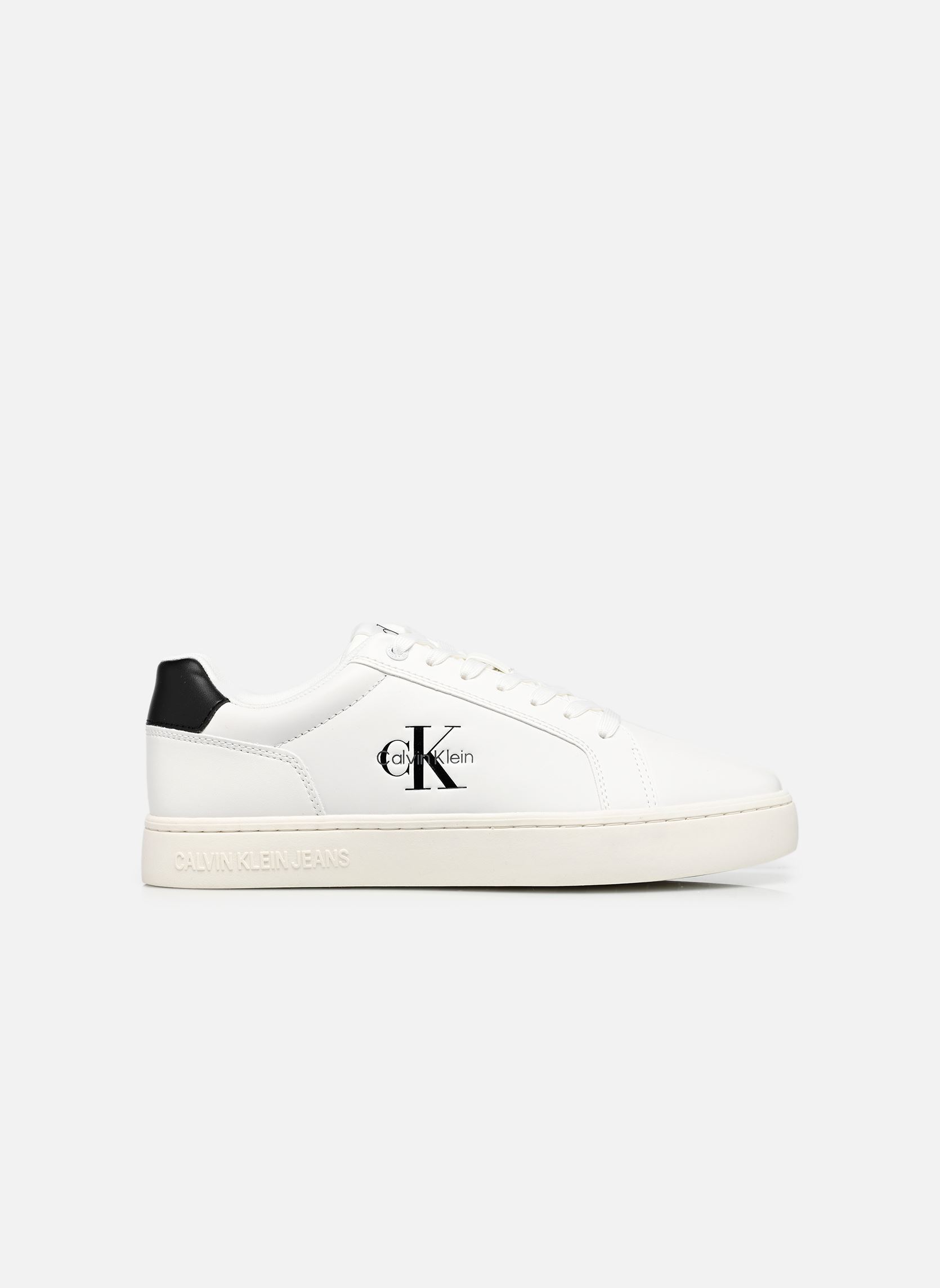 Baskets basses CLASSIC CUPSOLE MONO homme blanc Calvin Klein Baskets basses CLASSIC CUPSOLE MONO homme blanc Bright White/Black