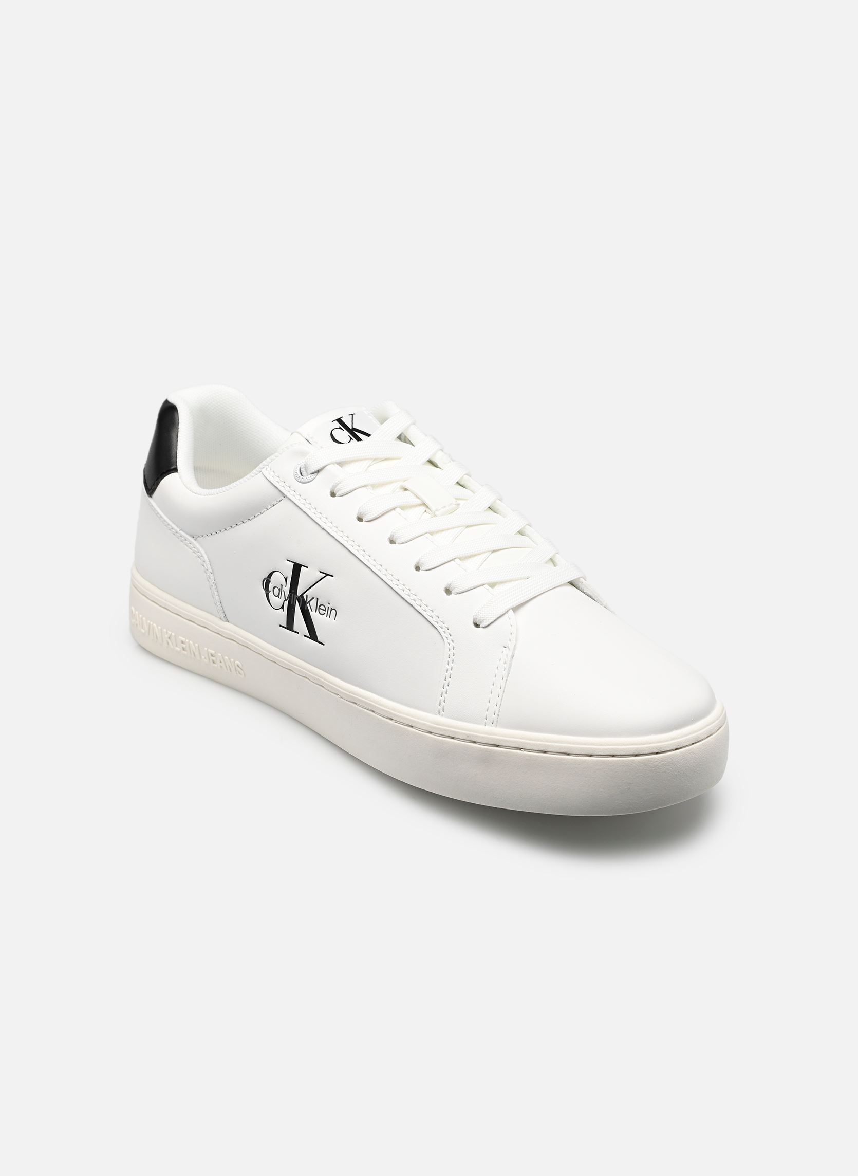 Baskets basses CLASSIC CUPSOLE MONO homme blanc Calvin Klein Baskets basses CLASSIC CUPSOLE MONO homme blanc Bright White/Black