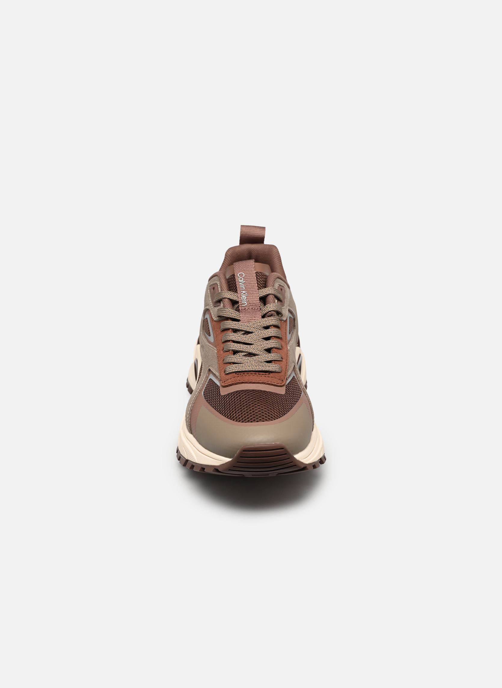 Baskets basses HIKE RUNNER CK STRIP femme marron Calvin Klein Baskets basses HIKE RUNNER CK STRIP femme marron ROASTED NUTMEG/NUTMEG/LIGHT CA