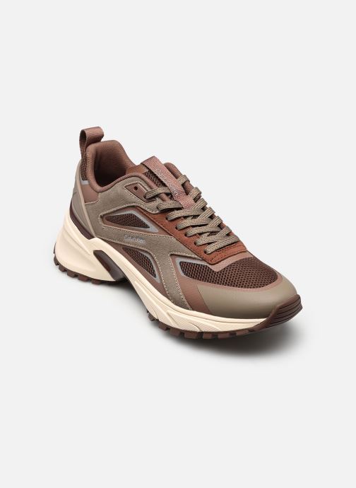 Calvin Klein Baskets basses HIKE RUNNER CK STRIP femme marron