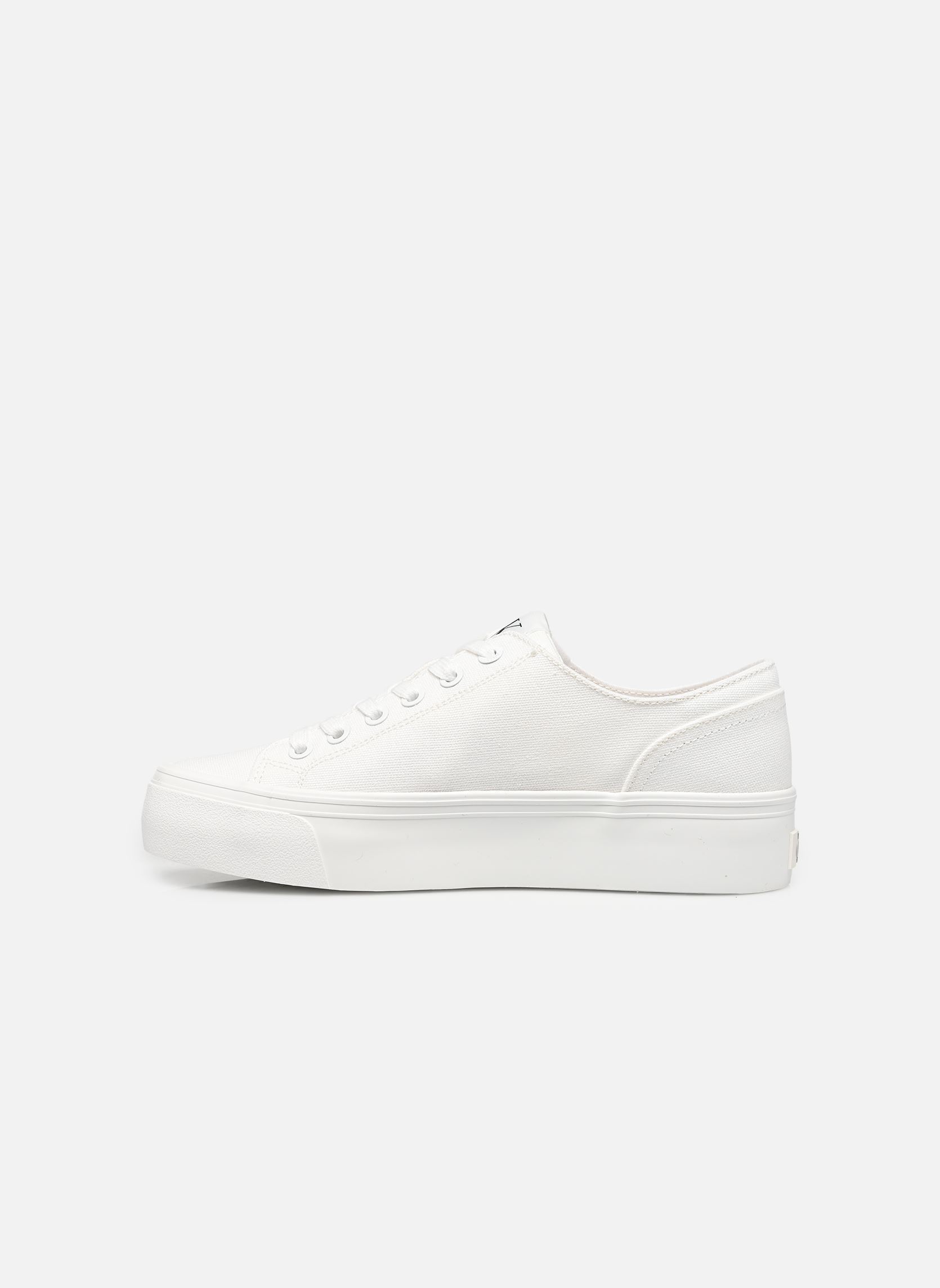 Baskets basses VULC FLATFORM LOW CA femme blanc Calvin Klein Baskets basses VULC FLATFORM LOW CA femme blanc BRIGHT WHITE/BLACK