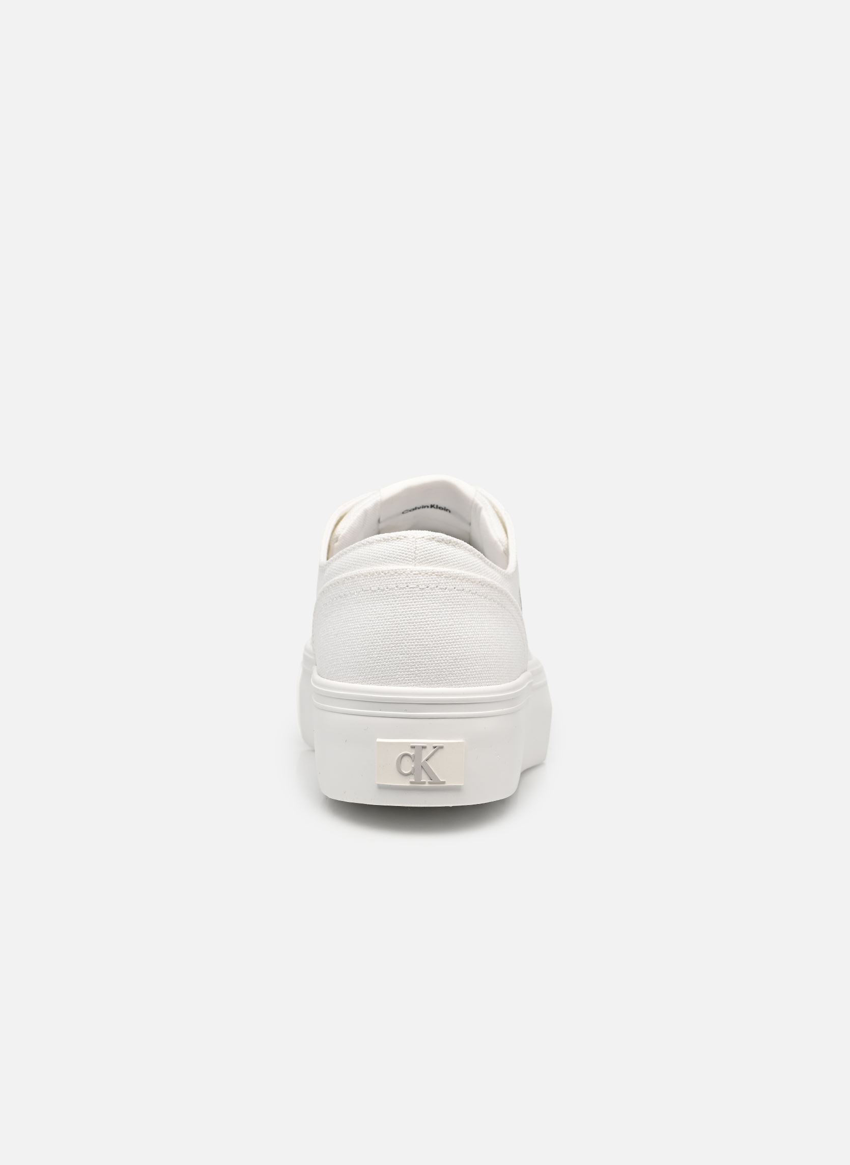 Baskets basses VULC FLATFORM LOW CA femme blanc Calvin Klein Baskets basses VULC FLATFORM LOW CA femme blanc BRIGHT WHITE/BLACK