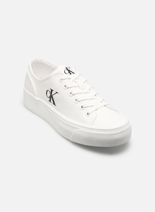 Calvin Klein Baskets basses VULC FLATFORM LOW CA femme blanc