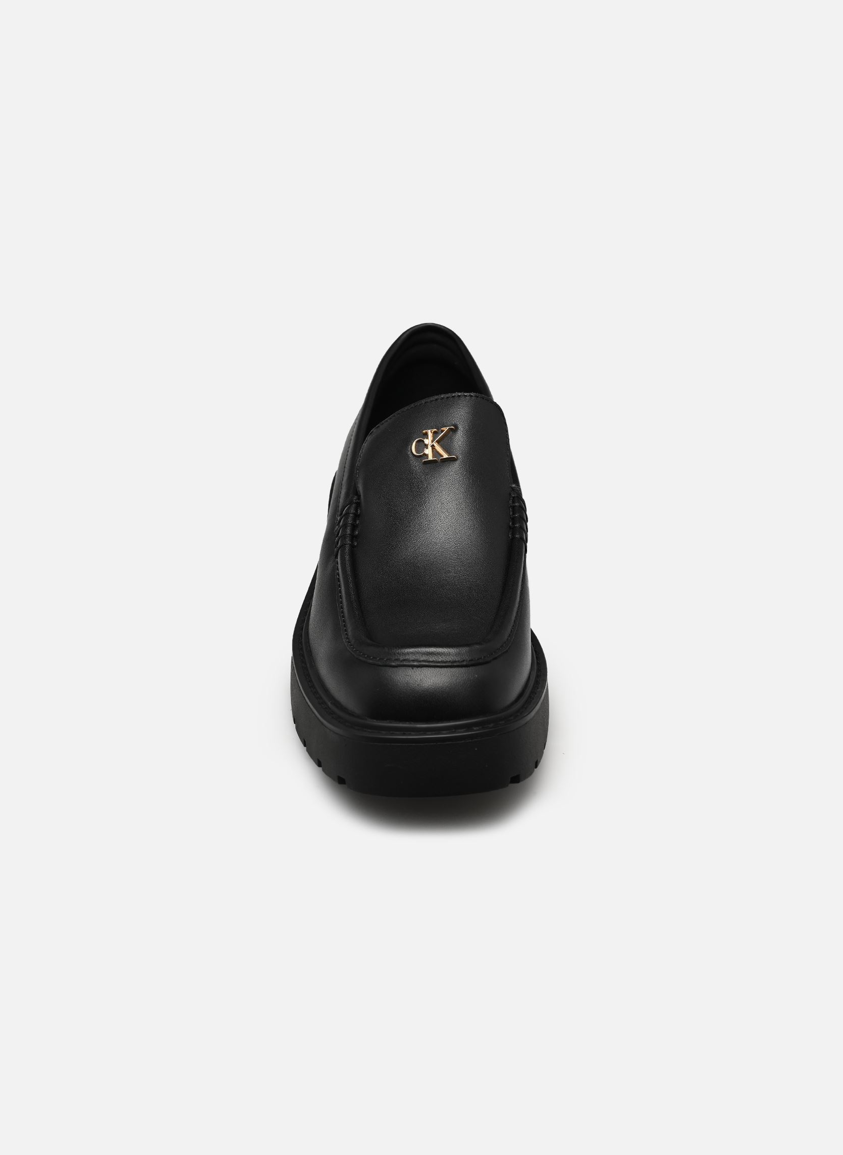 Mocassins CHUNKY LOAFER LTH HD dames zwart Calvin Klein Mocassins CHUNKY LOAFER LTH HD dames zwart TRIPLE BLACK
