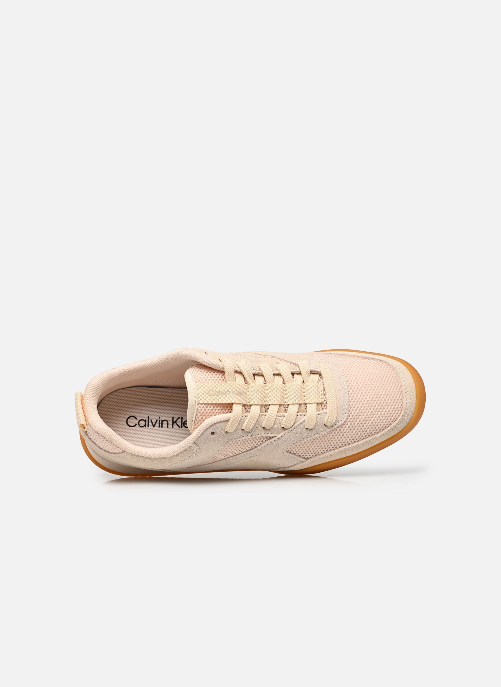 Baskets basses LOW PRO RUNNER REFL femme gris Calvin Klein Baskets basses LOW PRO RUNNER REFL femme gris LIGHT CASHEW