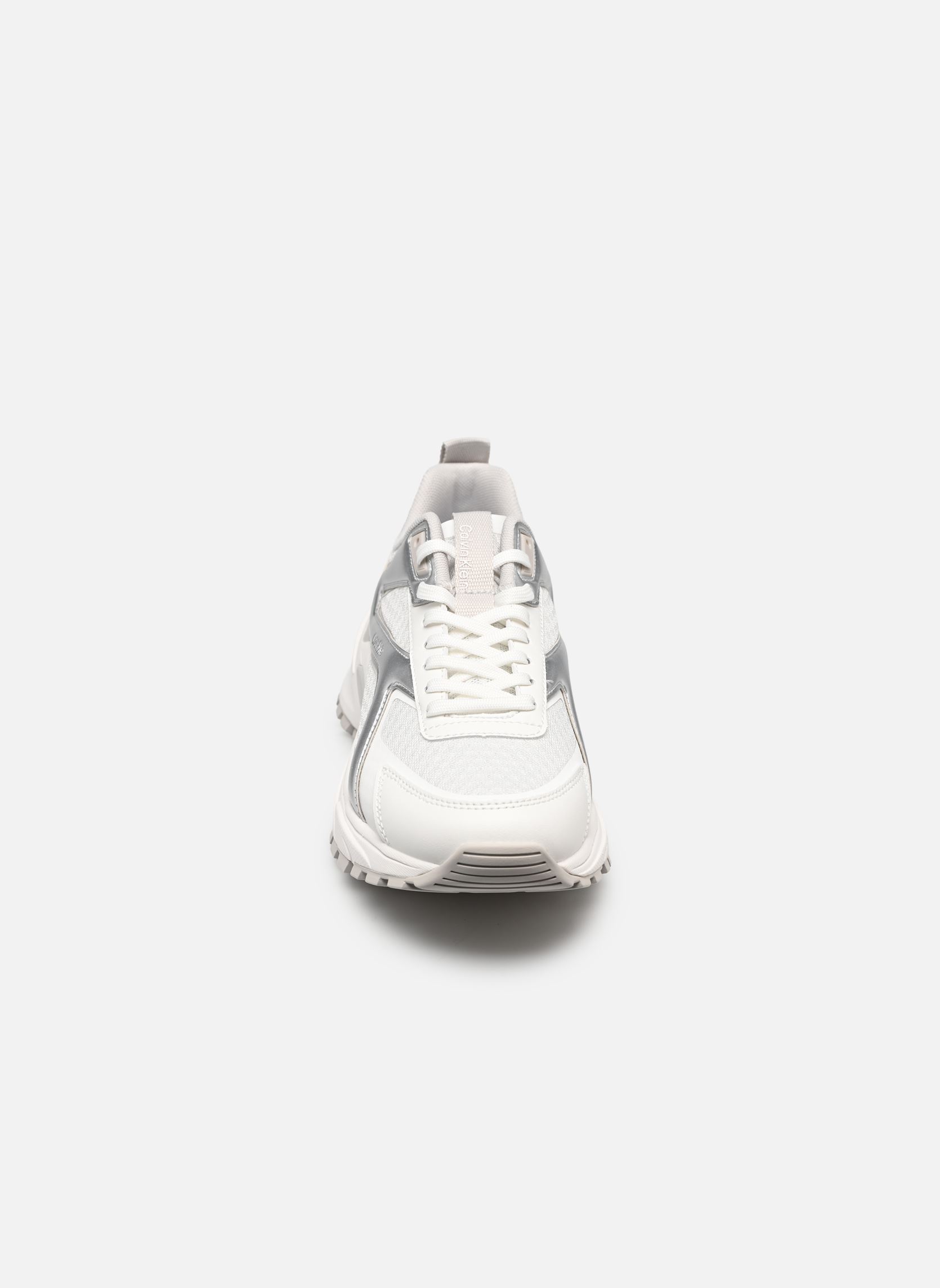 Baskets basses HIKE RUN CKSTRIPE ME femme blanc Calvin Klein Baskets basses HIKE RUN CKSTRIPE ME femme blanc BRIGHT WHITE/SILVER