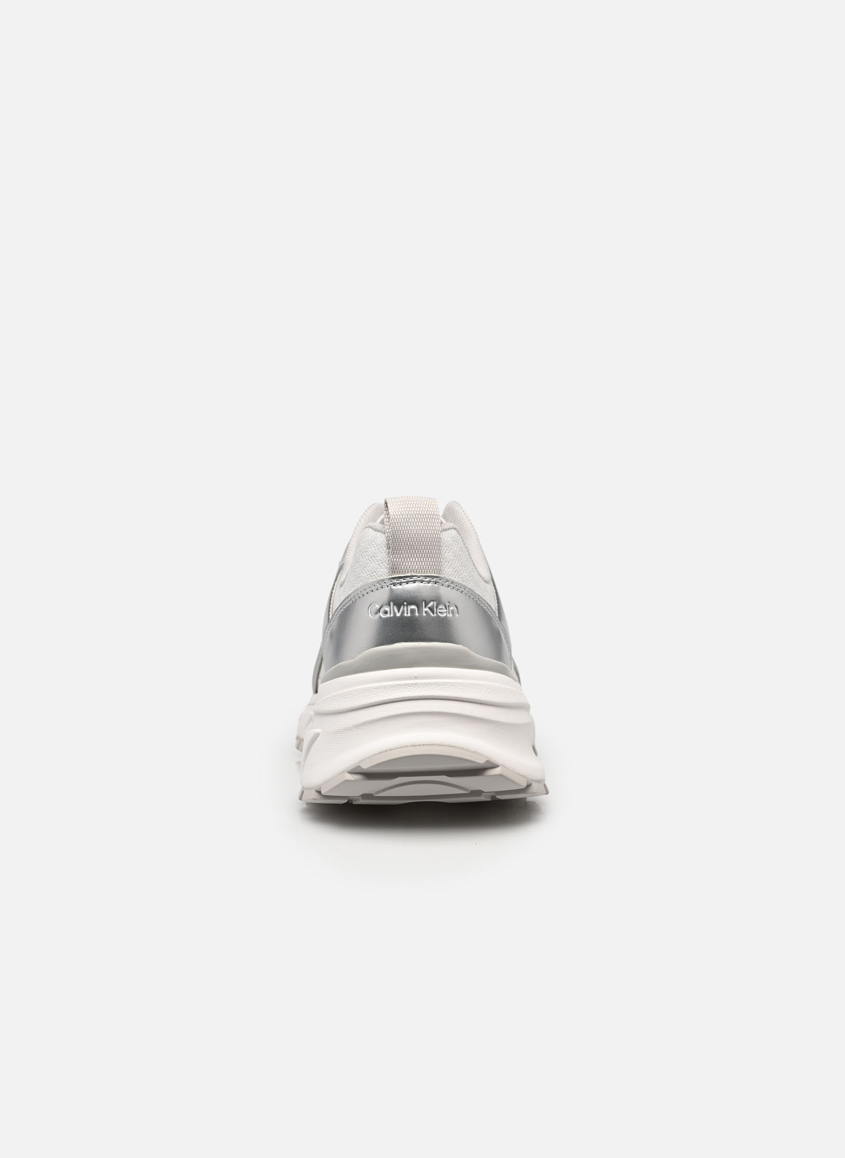 Baskets basses HIKE RUN CKSTRIPE ME femme blanc Calvin Klein Baskets basses HIKE RUN CKSTRIPE ME femme blanc BRIGHT WHITE/SILVER