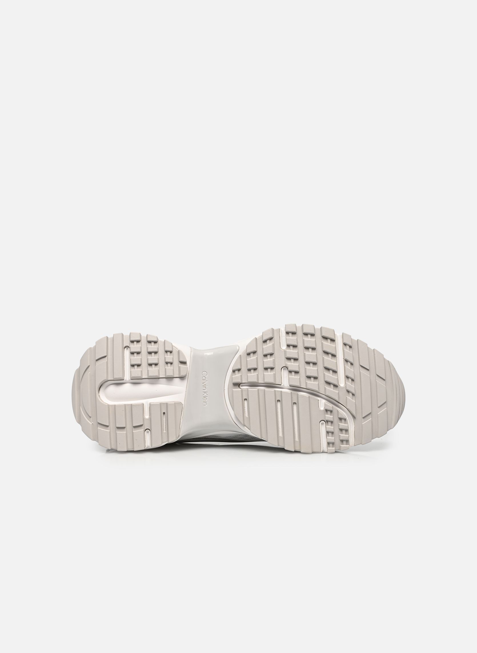 Baskets basses HIKE RUN CKSTRIPE ME femme blanc Calvin Klein Baskets basses HIKE RUN CKSTRIPE ME femme blanc BRIGHT WHITE/SILVER