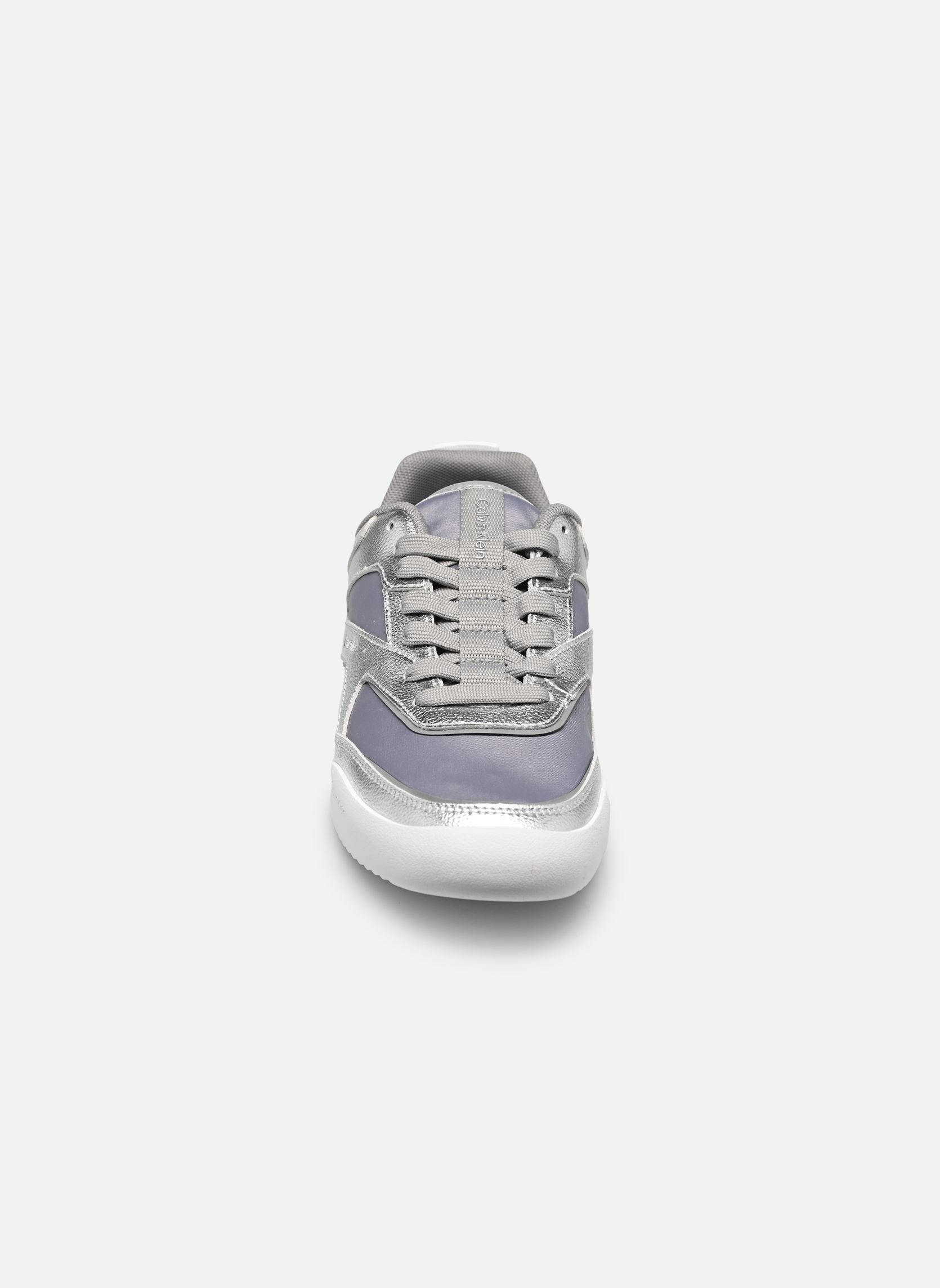 Baskets basses LOW PRO RUN LACE STR femme gris Calvin Klein Baskets basses LOW PRO RUN LACE STR femme gris SILVER