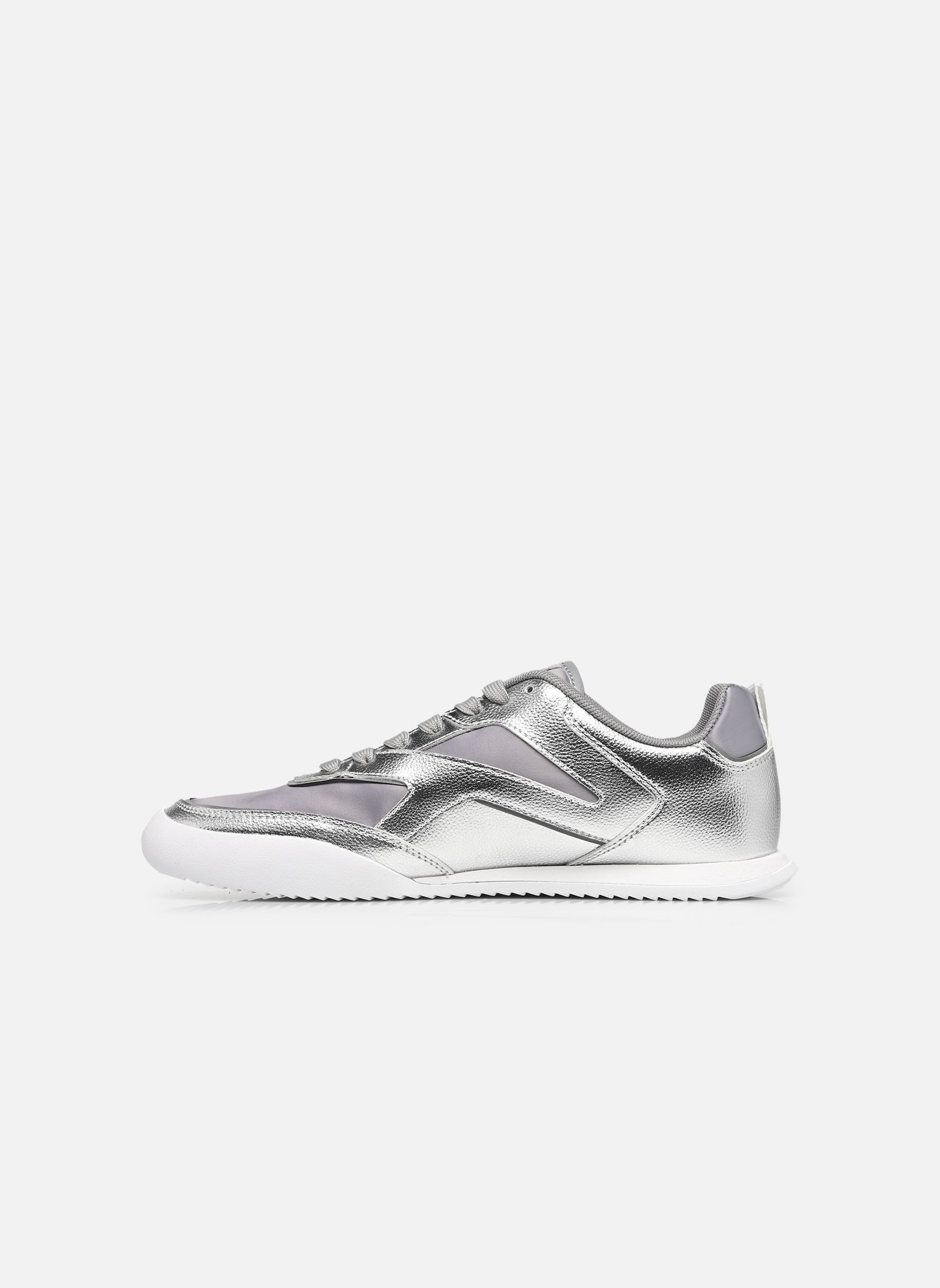 Baskets basses LOW PRO RUN LACE STR femme gris Calvin Klein Baskets basses LOW PRO RUN LACE STR femme gris SILVER