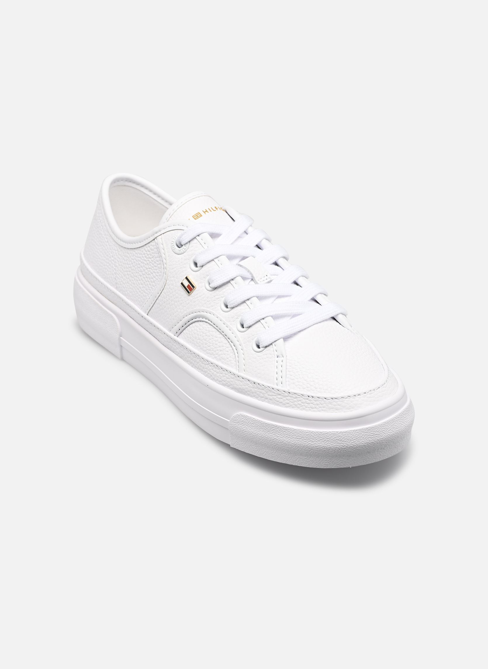 Baskets basses PLATFORM VULC SNEAKE femme blanc Tommy Hilfiger Baskets basses PLATFORM VULC SNEAKE femme blanc WHITE
