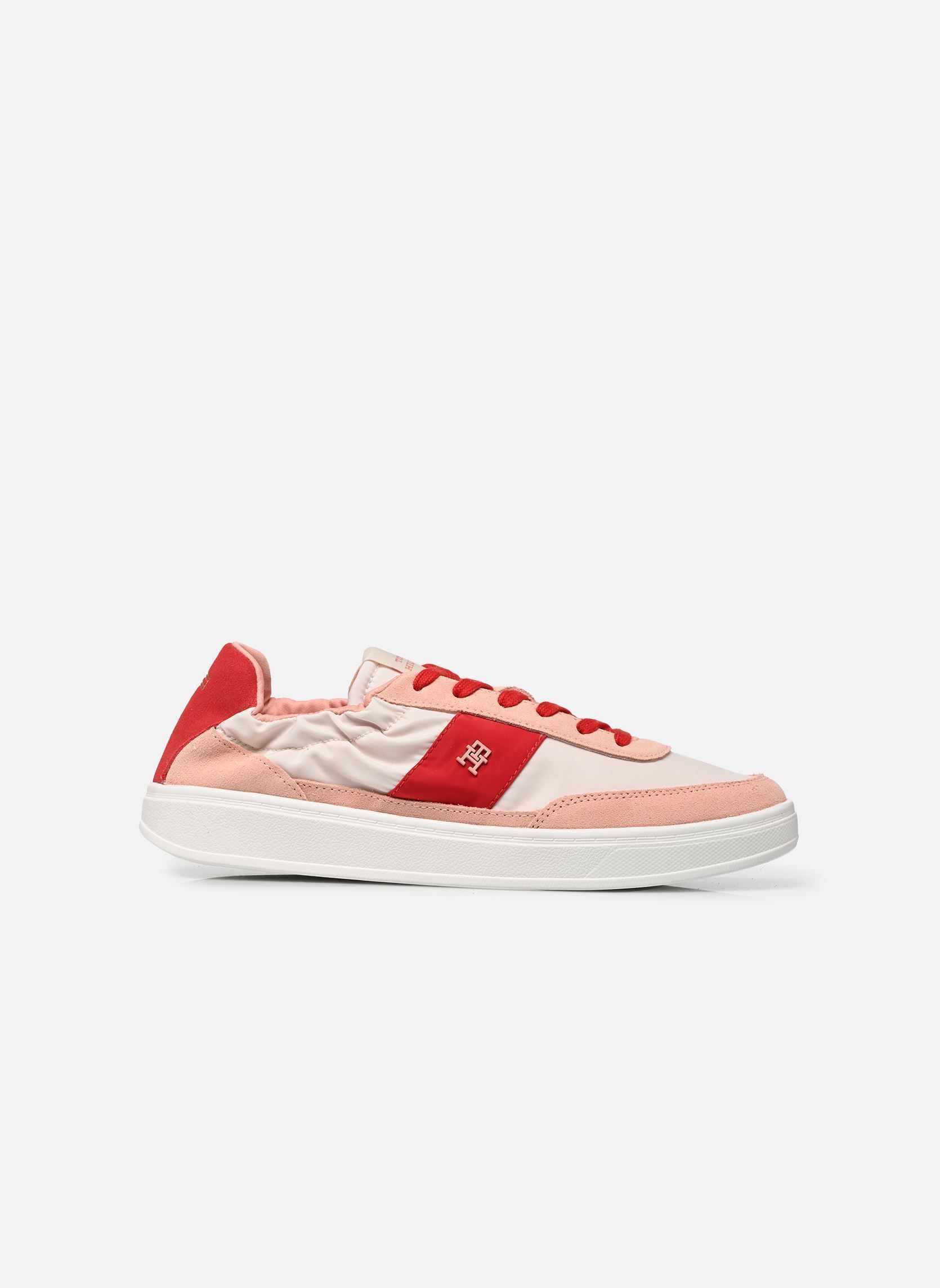 Lage sneakers TH HERITAGE NYLON SN dames roze Tommy Hilfiger Lage sneakers TH HERITAGE NYLON SN dames roze ORNAMENTAL RED/PORCELAIN PINK