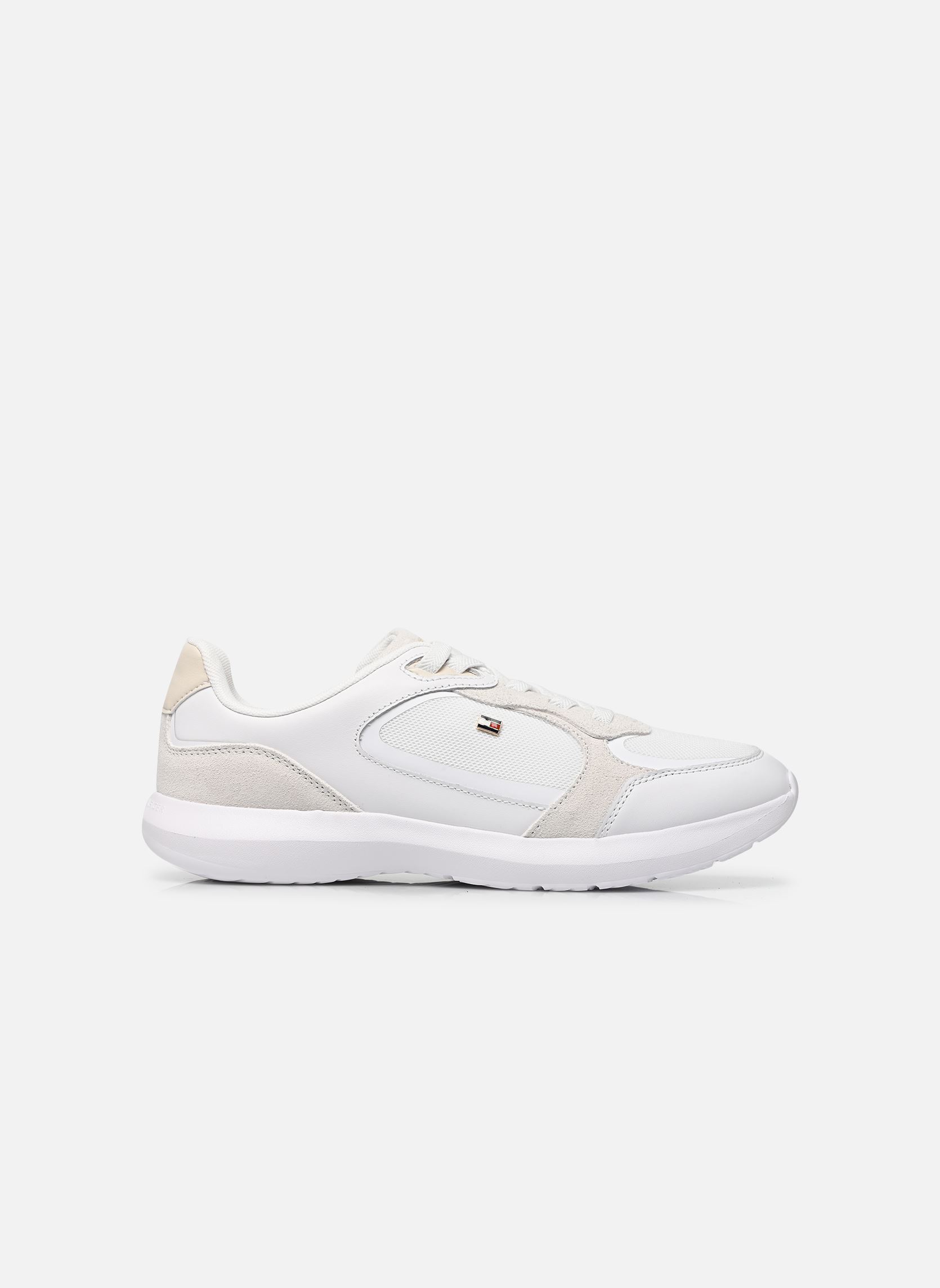 Lage sneakers TH LIGHT RUNNER dames wit Tommy Hilfiger Lage sneakers TH LIGHT RUNNER dames wit WHITE