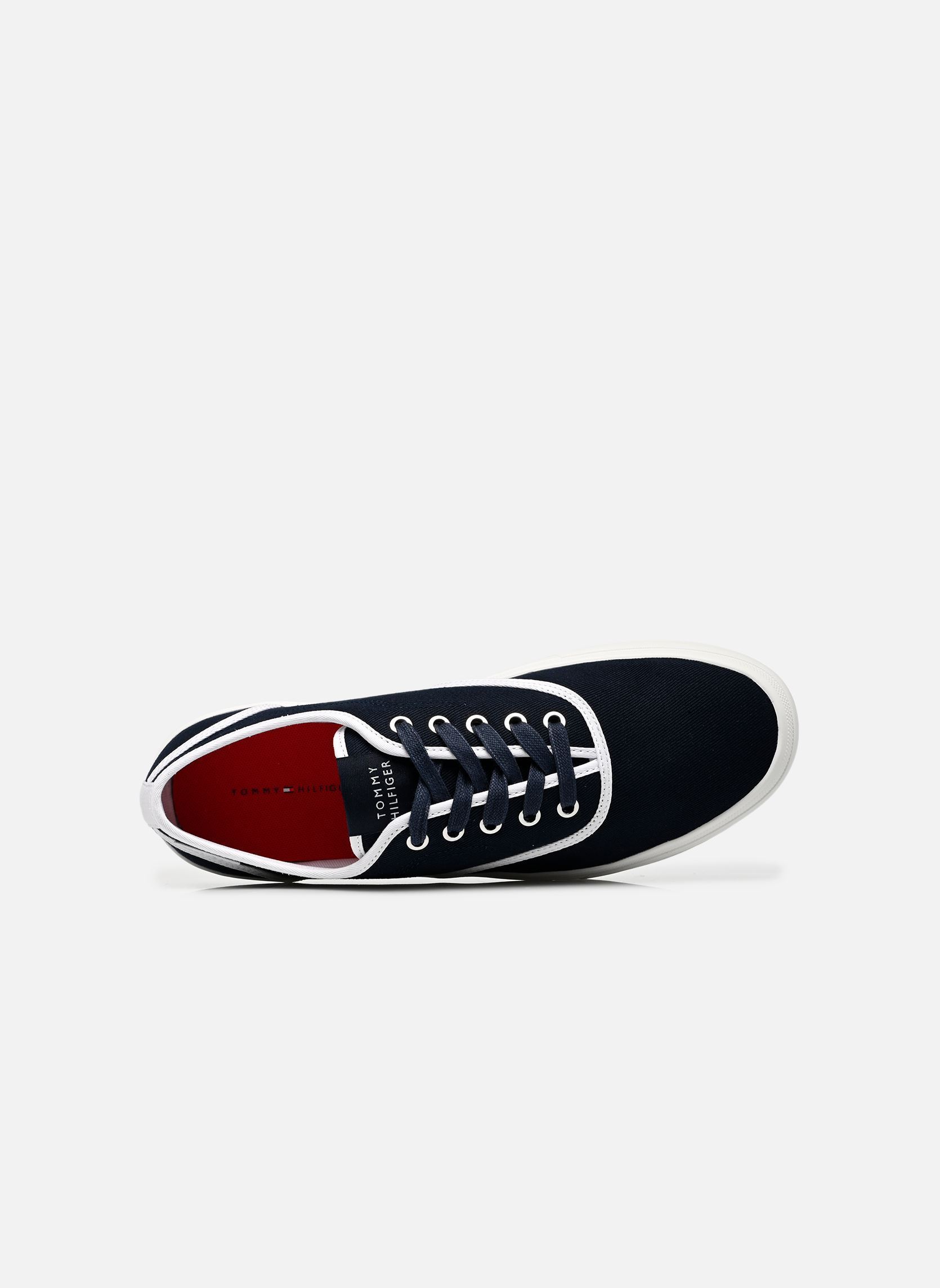 Lage sneakers TH VULC CUP LONG LAC heren blauw Tommy Hilfiger Lage sneakers TH VULC CUP LONG LAC heren blauw DESERT SKY