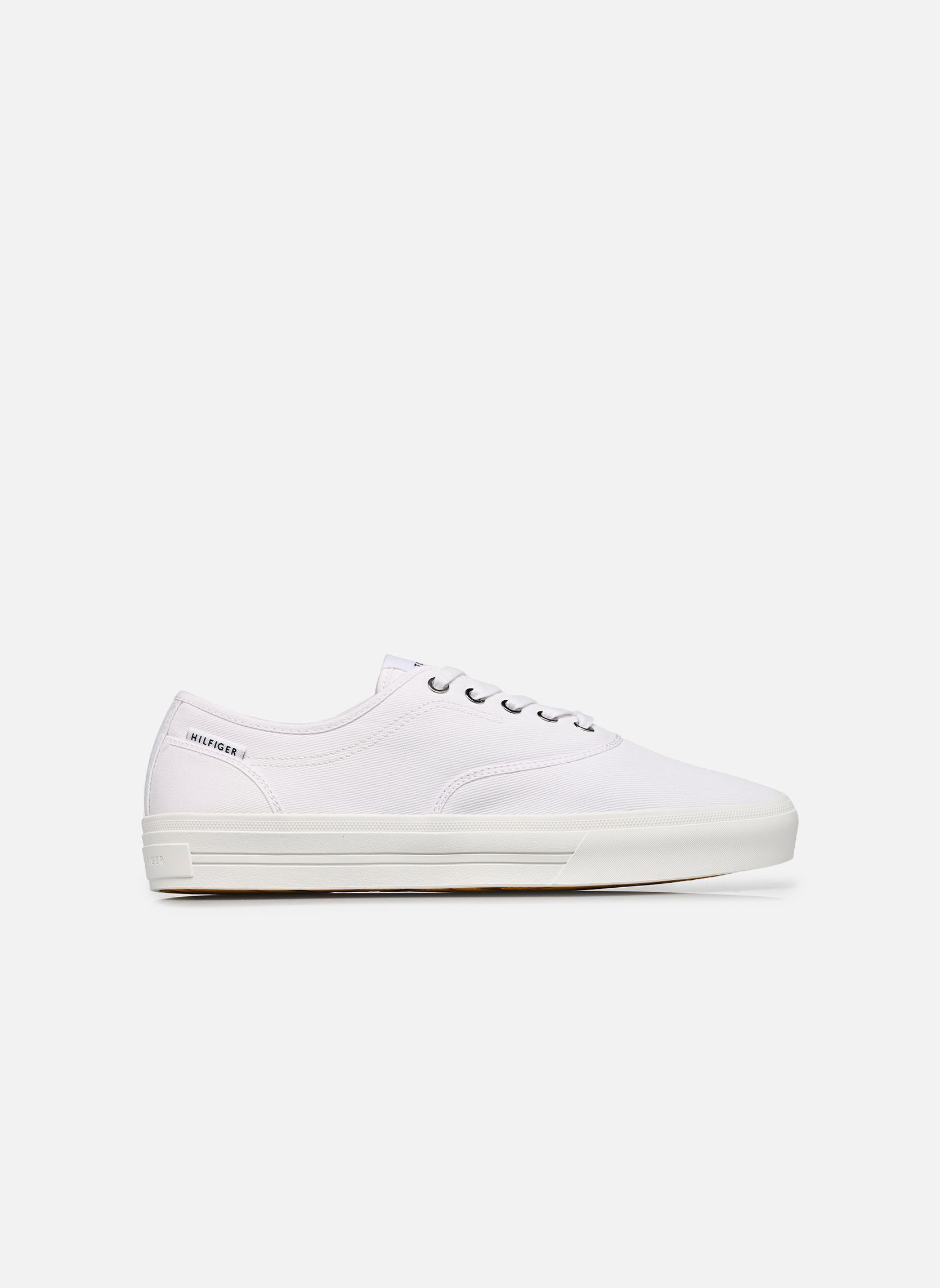 Niedrige Sneaker TH VULC CUP LONG LAC herren weiß Tommy Hilfiger Niedrige Sneaker TH VULC CUP LONG LAC herren weiß WHITE