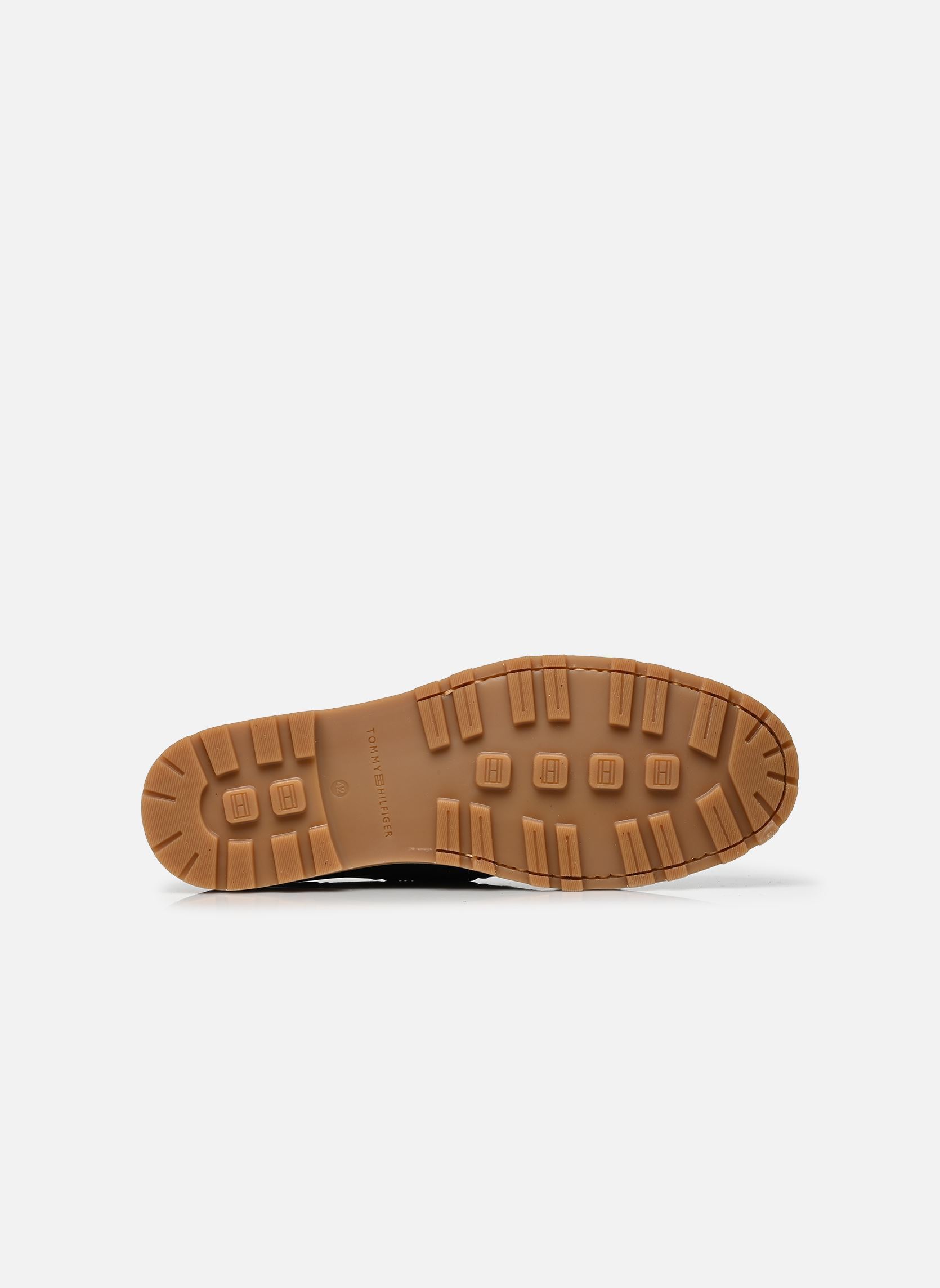 Chaussures bateaux HILFIGER BRAIDED LTH homme bleu Tommy Hilfiger Chaussures bateaux HILFIGER BRAIDED LTH homme bleu DESERT SKY