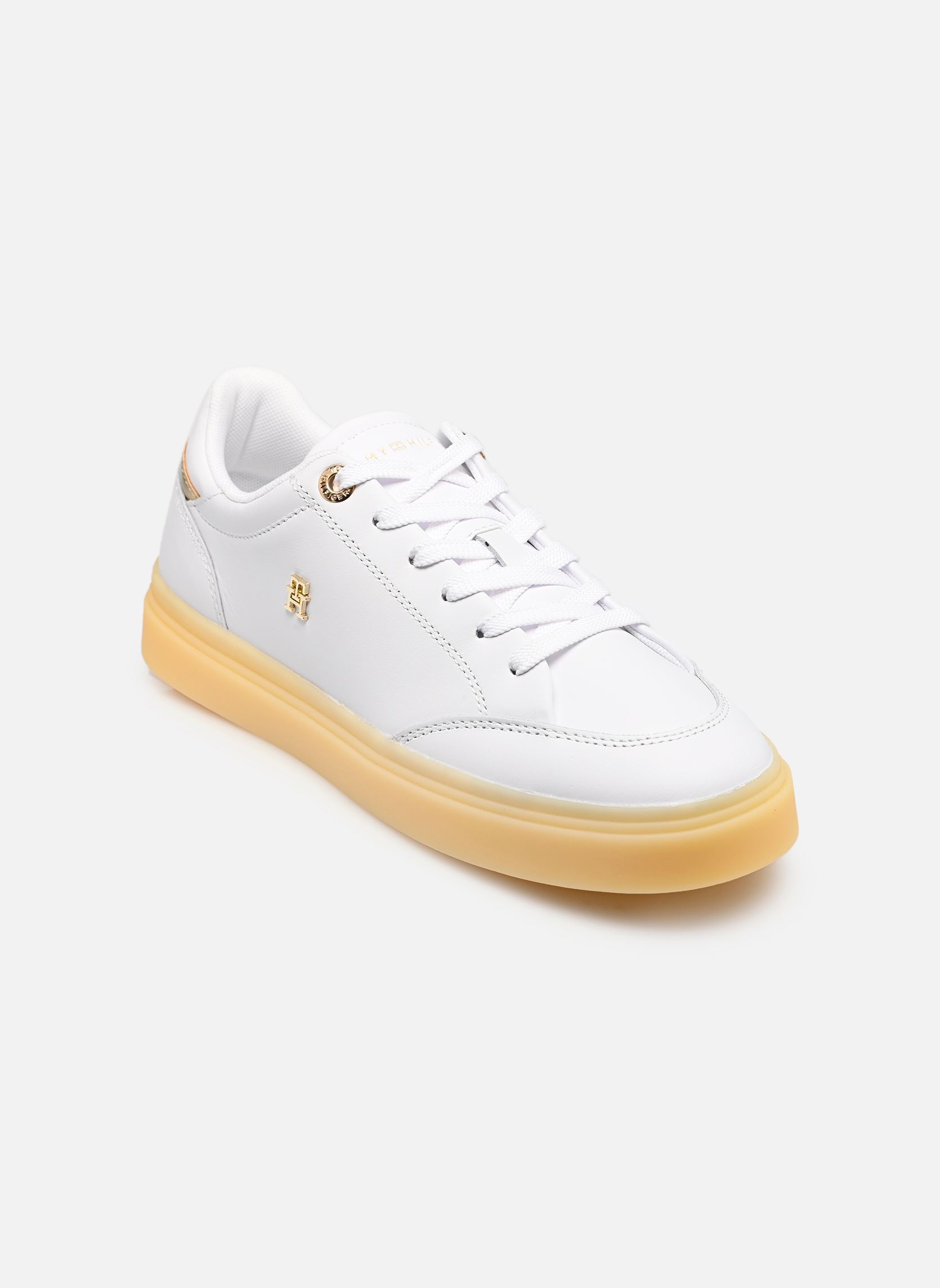 Baskets basses TH CHIC SNEAKER ELEV femme blanc Tommy Hilfiger Baskets basses TH CHIC SNEAKER ELEV femme blanc WHITE