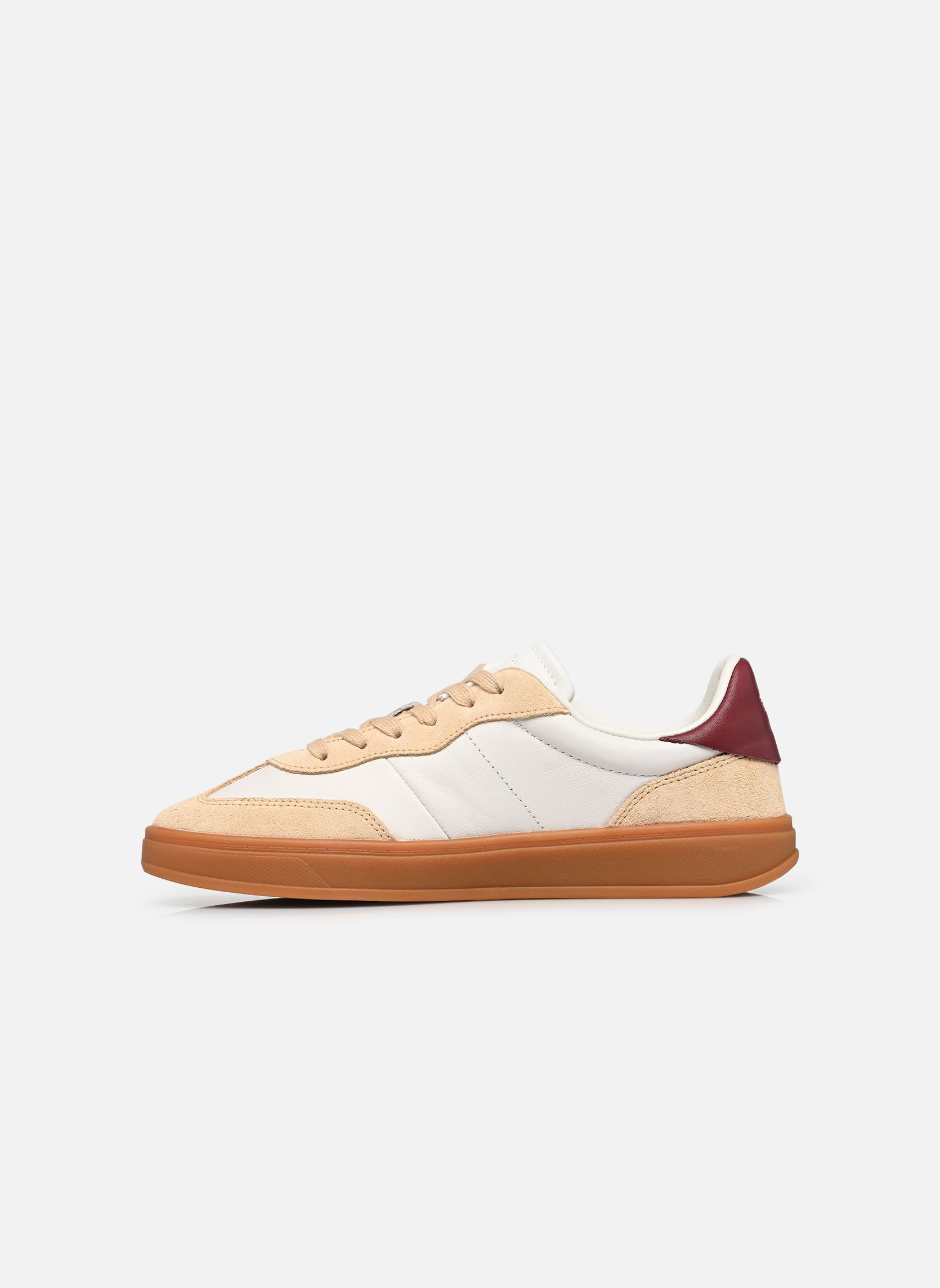 Baskets basses TH PREMIUM HERITAGE femme beige Tommy Hilfiger Baskets basses TH PREMIUM HERITAGE femme beige TRENCH/VELVET MAROON