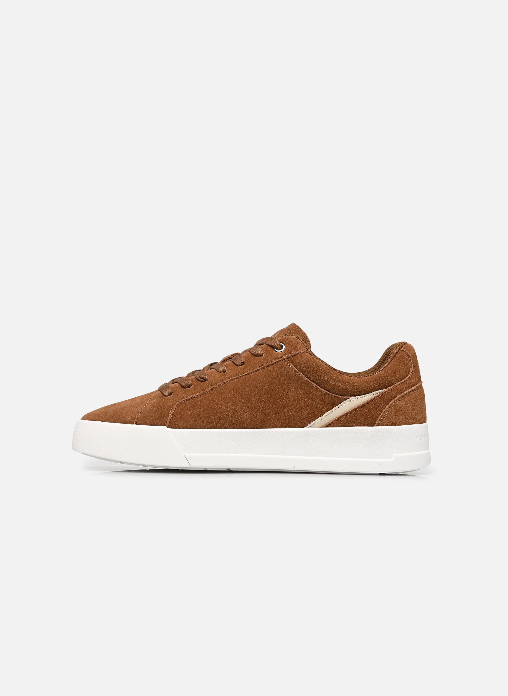 Baskets basses TH COURT PREMIUM SUE homme marron Tommy Hilfiger Baskets basses TH COURT PREMIUM SUE homme marron COCONUT GROVE