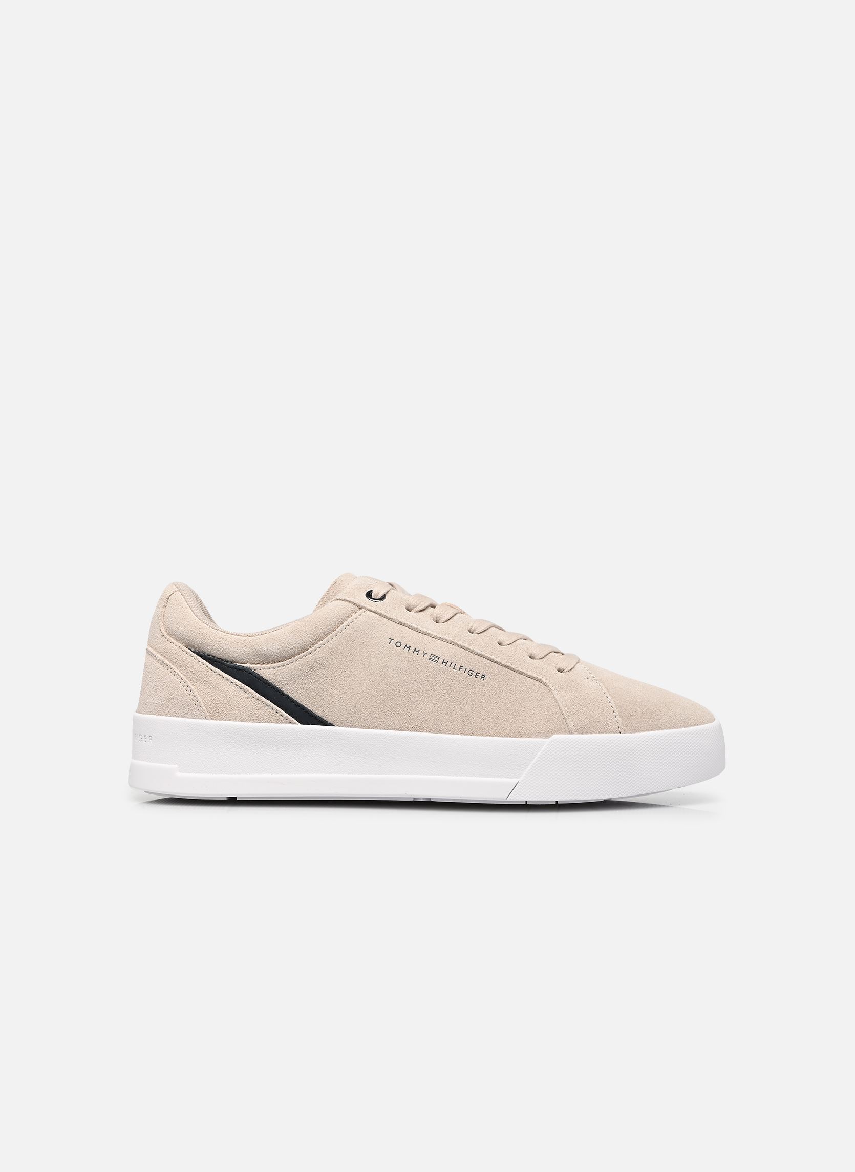 Baskets basses TH COURT PREMIUM SUE homme gris Tommy Hilfiger Baskets basses TH COURT PREMIUM SUE homme gris CLASSIC STONE
