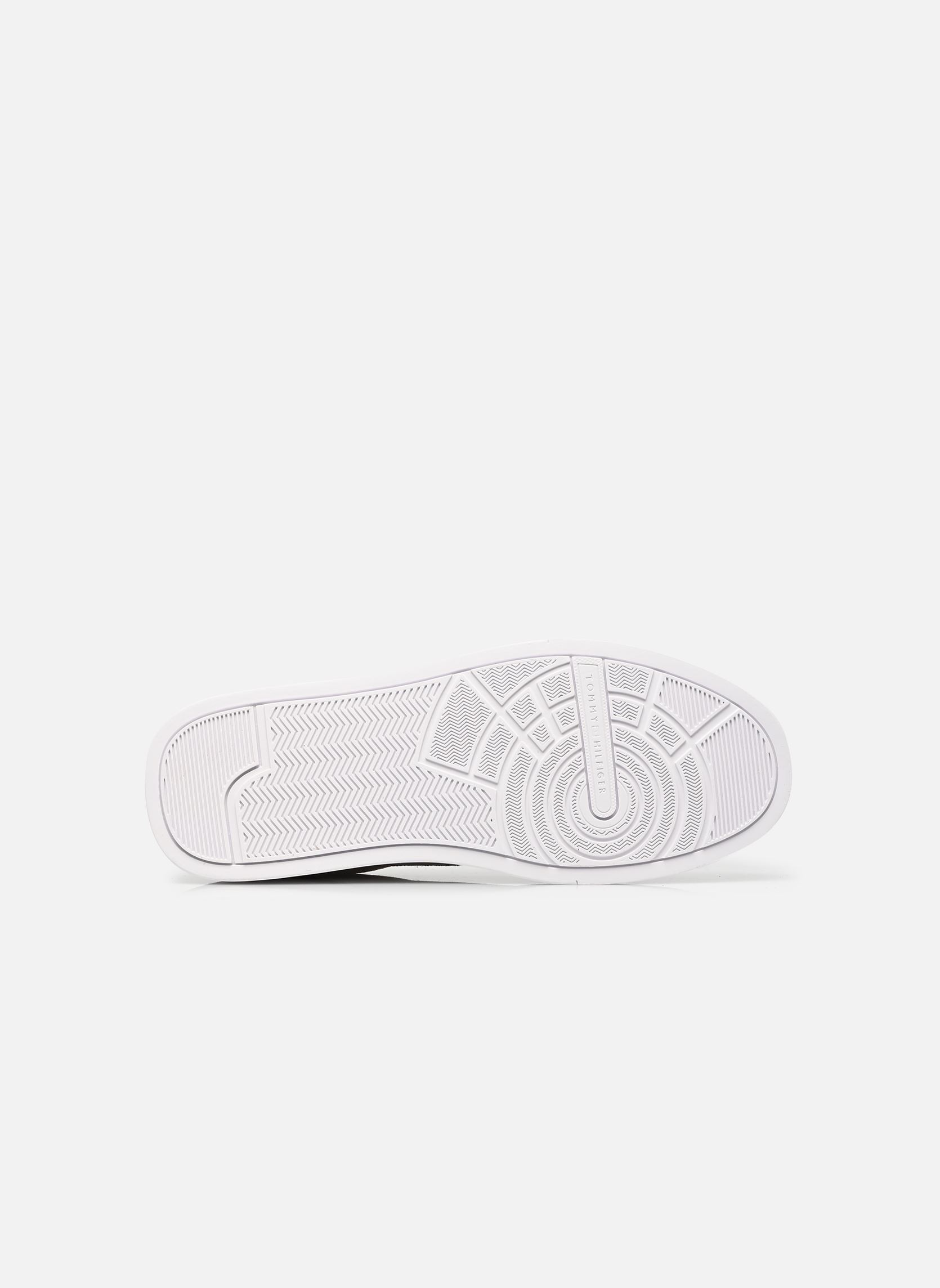Baskets basses TH COURT PREMIUM SUE homme gris Tommy Hilfiger Baskets basses TH COURT PREMIUM SUE homme gris CLASSIC STONE