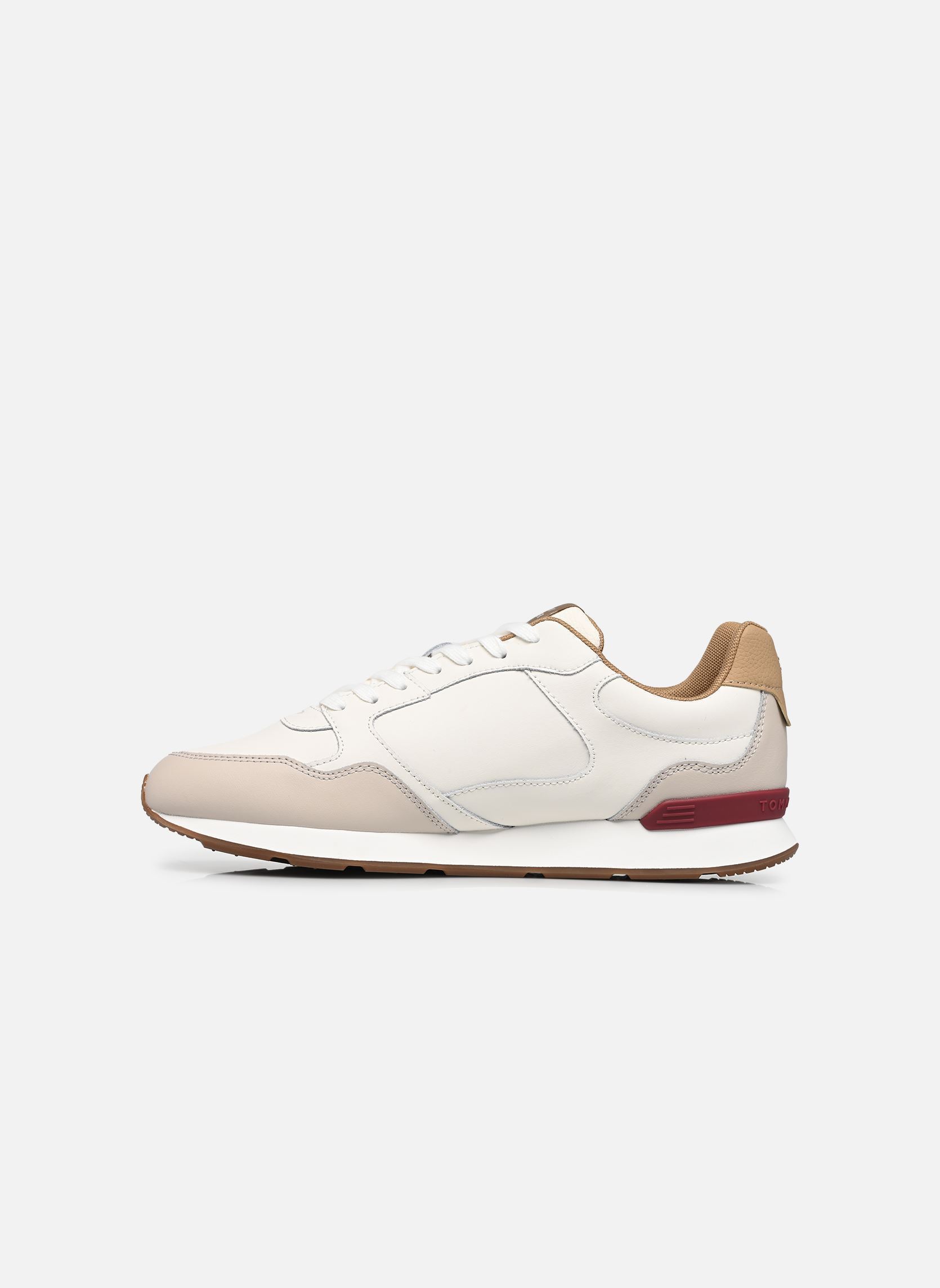 Baskets basses LIGHT EVA RUNNER LEA homme blanc Tommy Hilfiger Baskets basses LIGHT EVA RUNNER LEA homme blanc IVORY PETAL