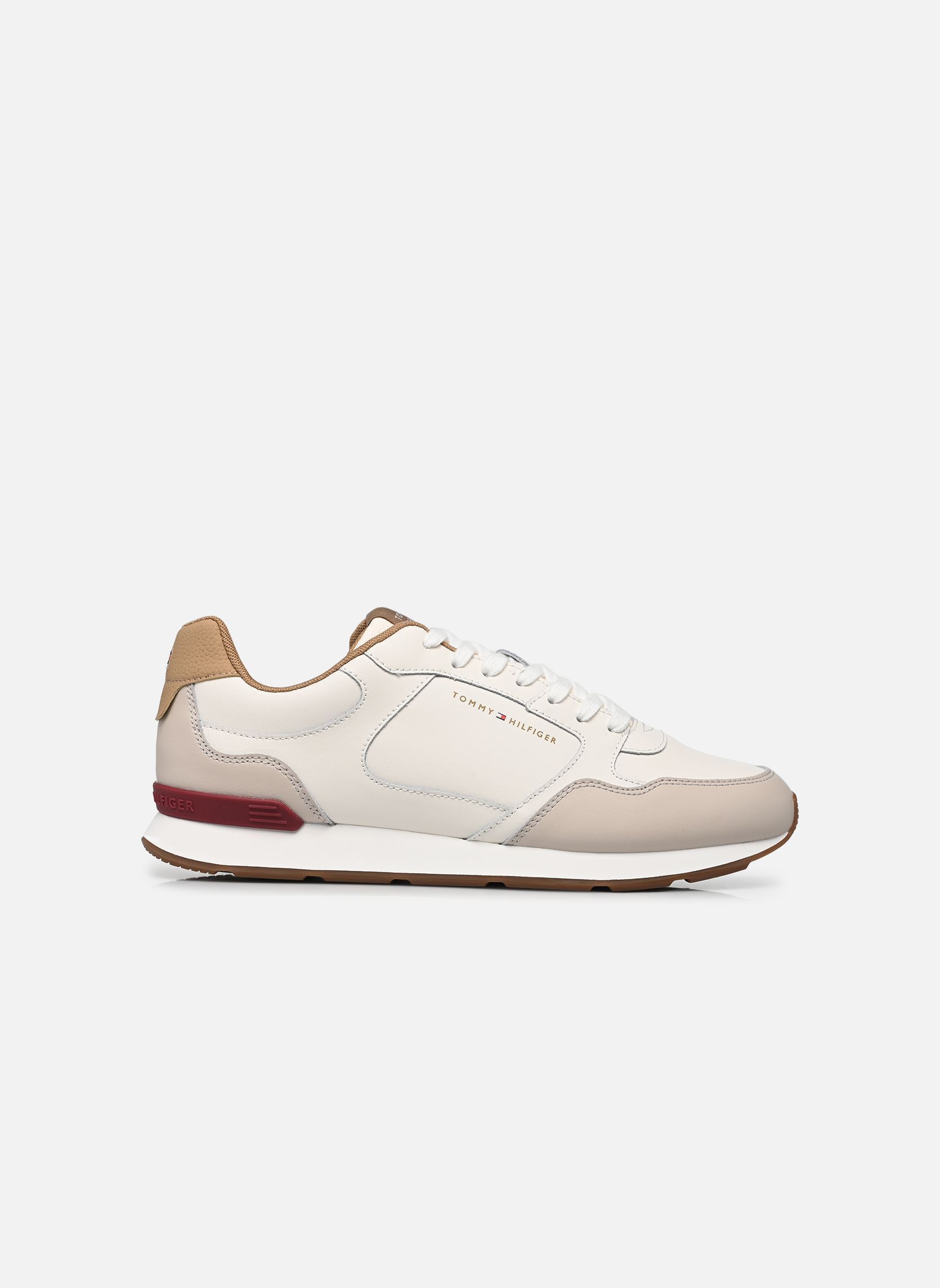 Baskets basses LIGHT EVA RUNNER LEA homme blanc Tommy Hilfiger Baskets basses LIGHT EVA RUNNER LEA homme blanc IVORY PETAL